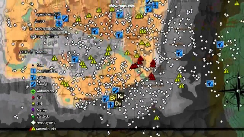 The two parts of the map would separate and would show objectives far off from where they really were.