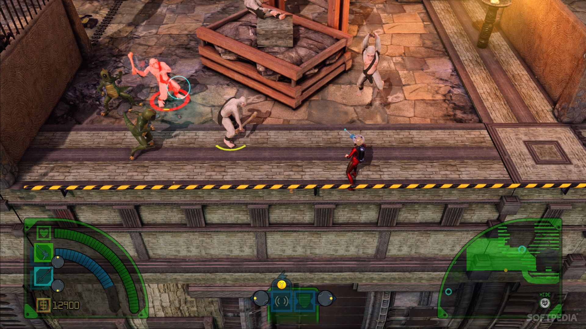 Guard rails in the game to make sure you don't fall.