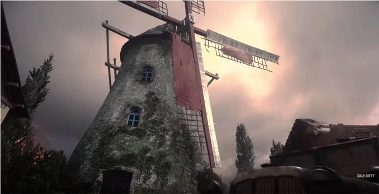 The three maps are pretty basic and small. This first one is a small village with a windmill.