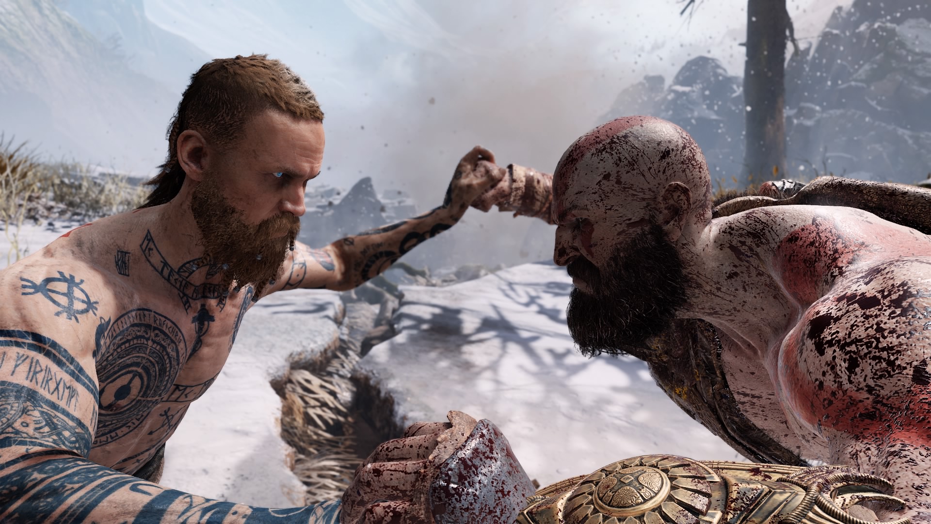 It’s the clash of Greek and Norse mythologies.