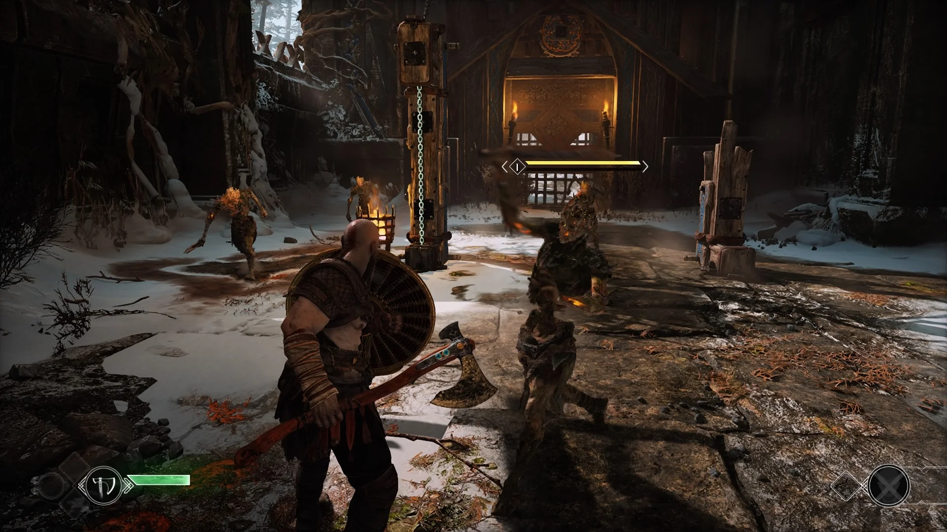 Combat in the game.