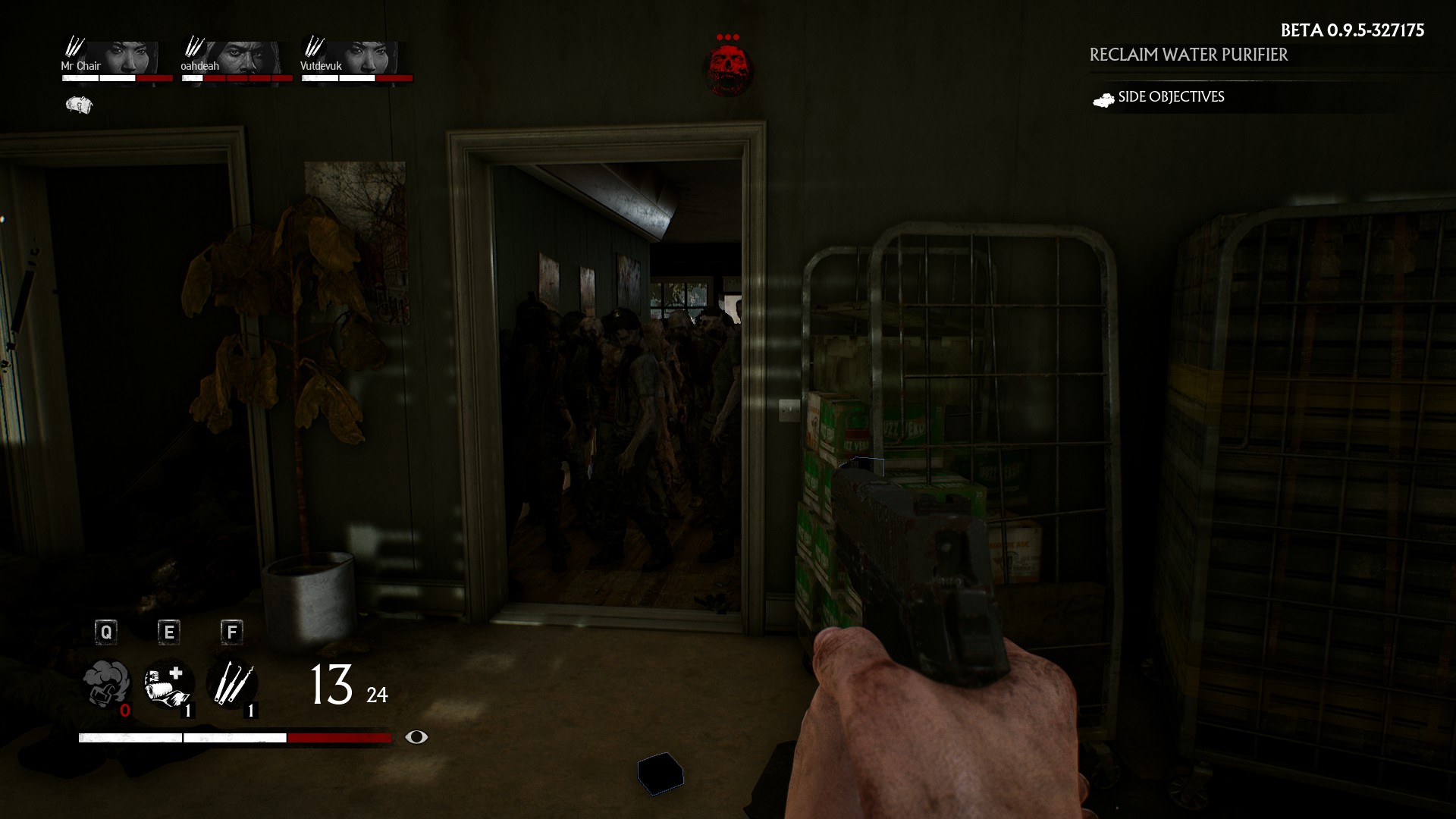 Zombies are no joke in this game.