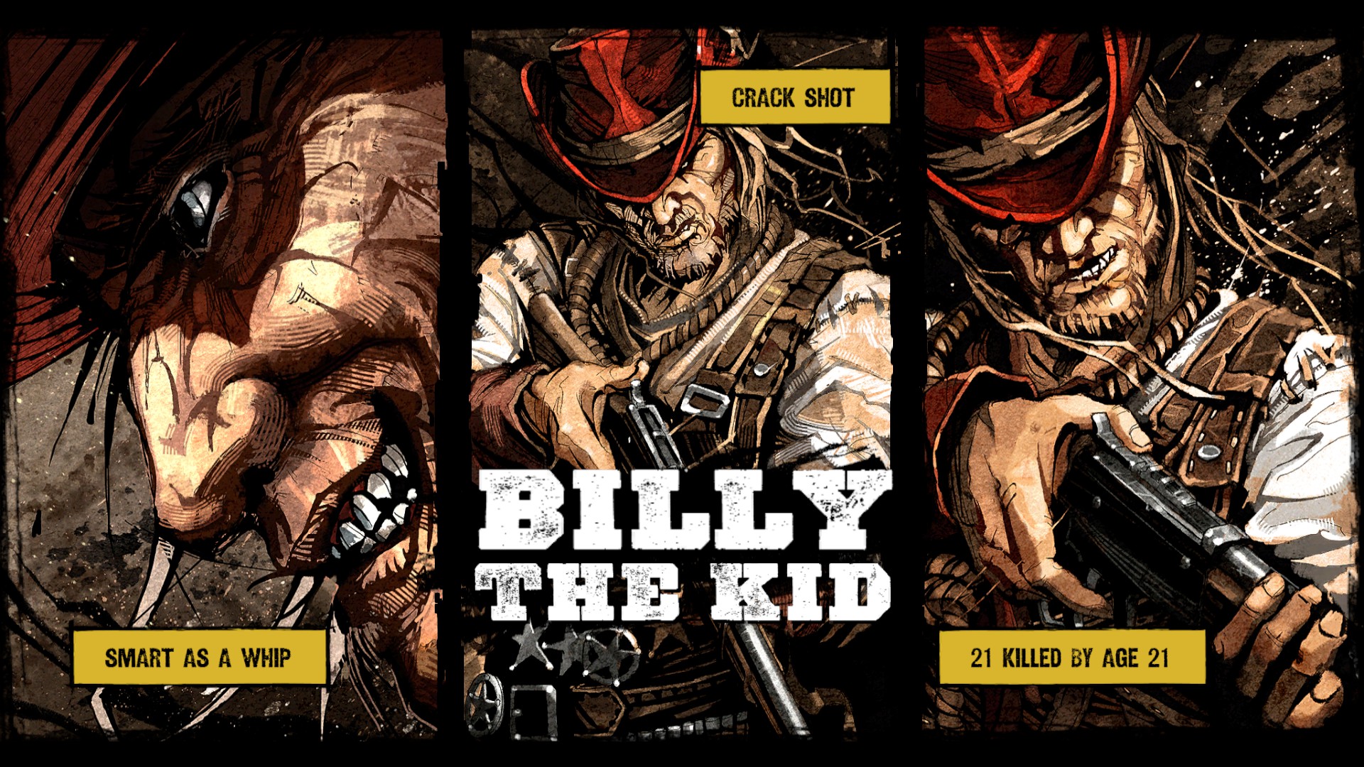 Many cowboy legends make an appearance in this game.