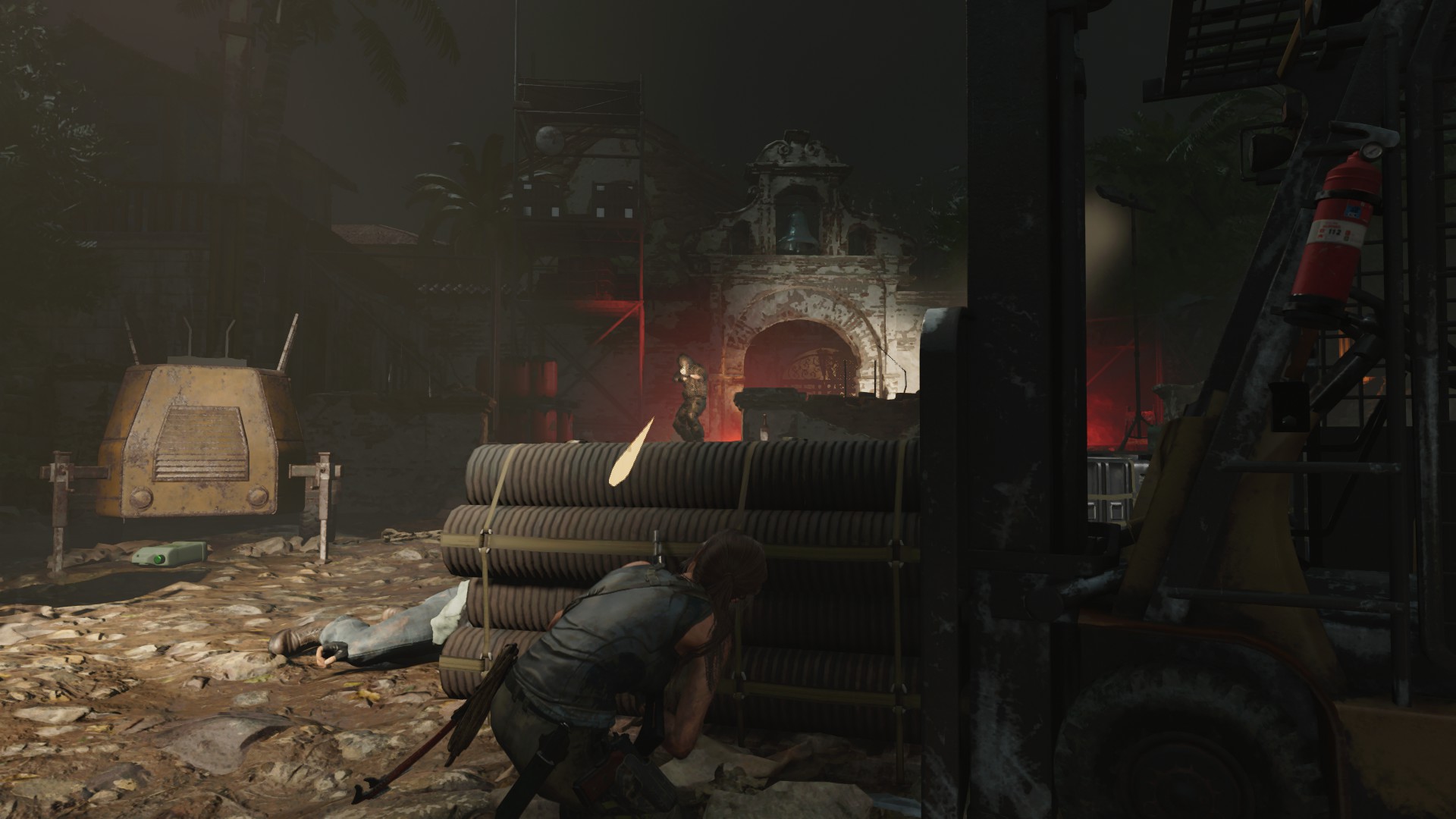 There are surprisingly few fights against enemies with guns in this game.