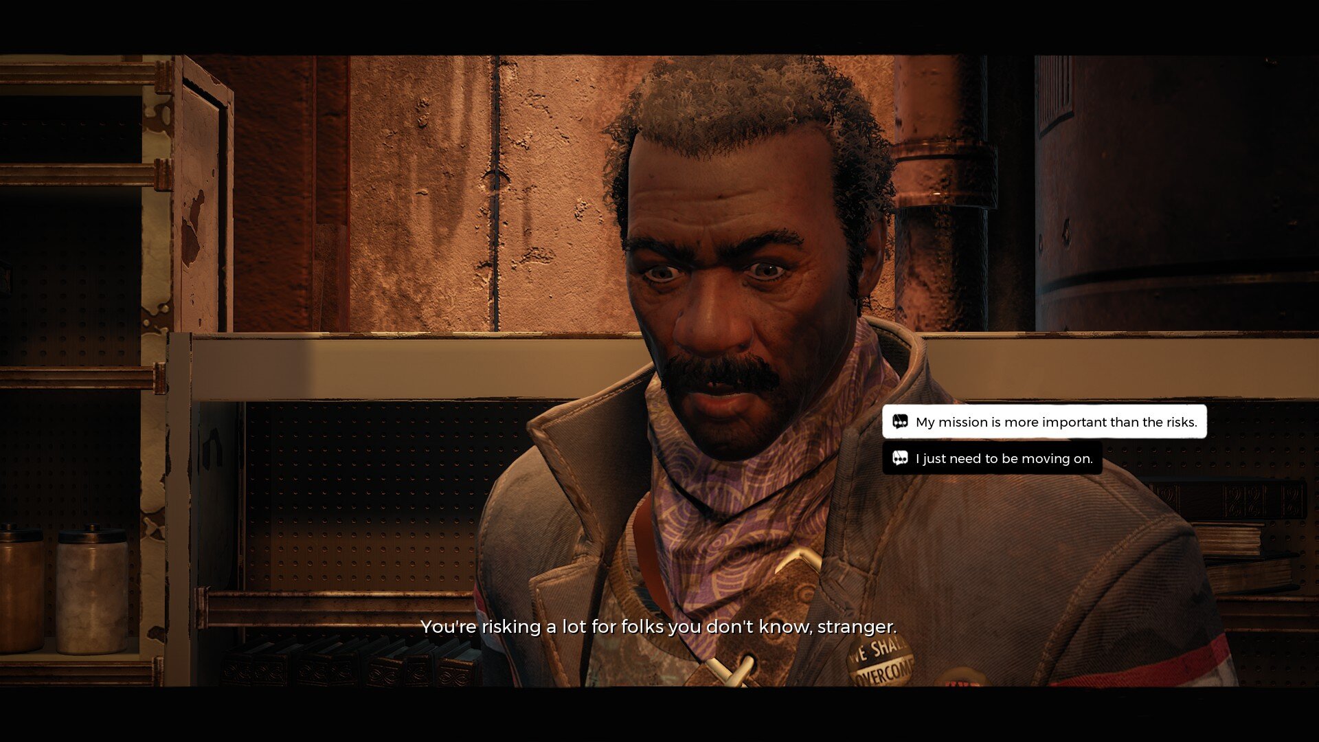 While there are a few dialogue options here-and-there, none of them felt meaningfully different from one another.