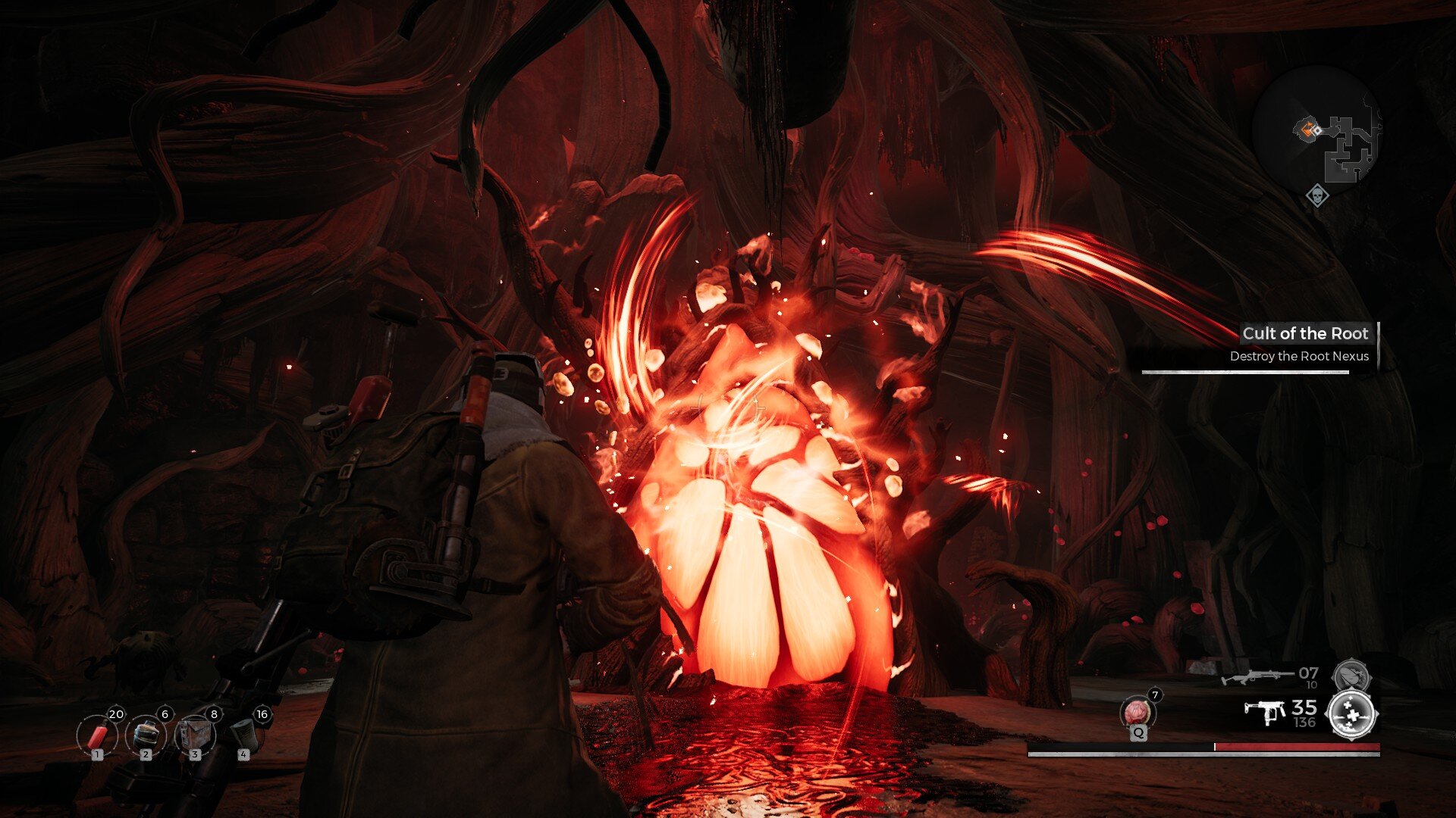 The Root Nexus was a situation I didn’t encounter in my first run, but encountered in my second run.