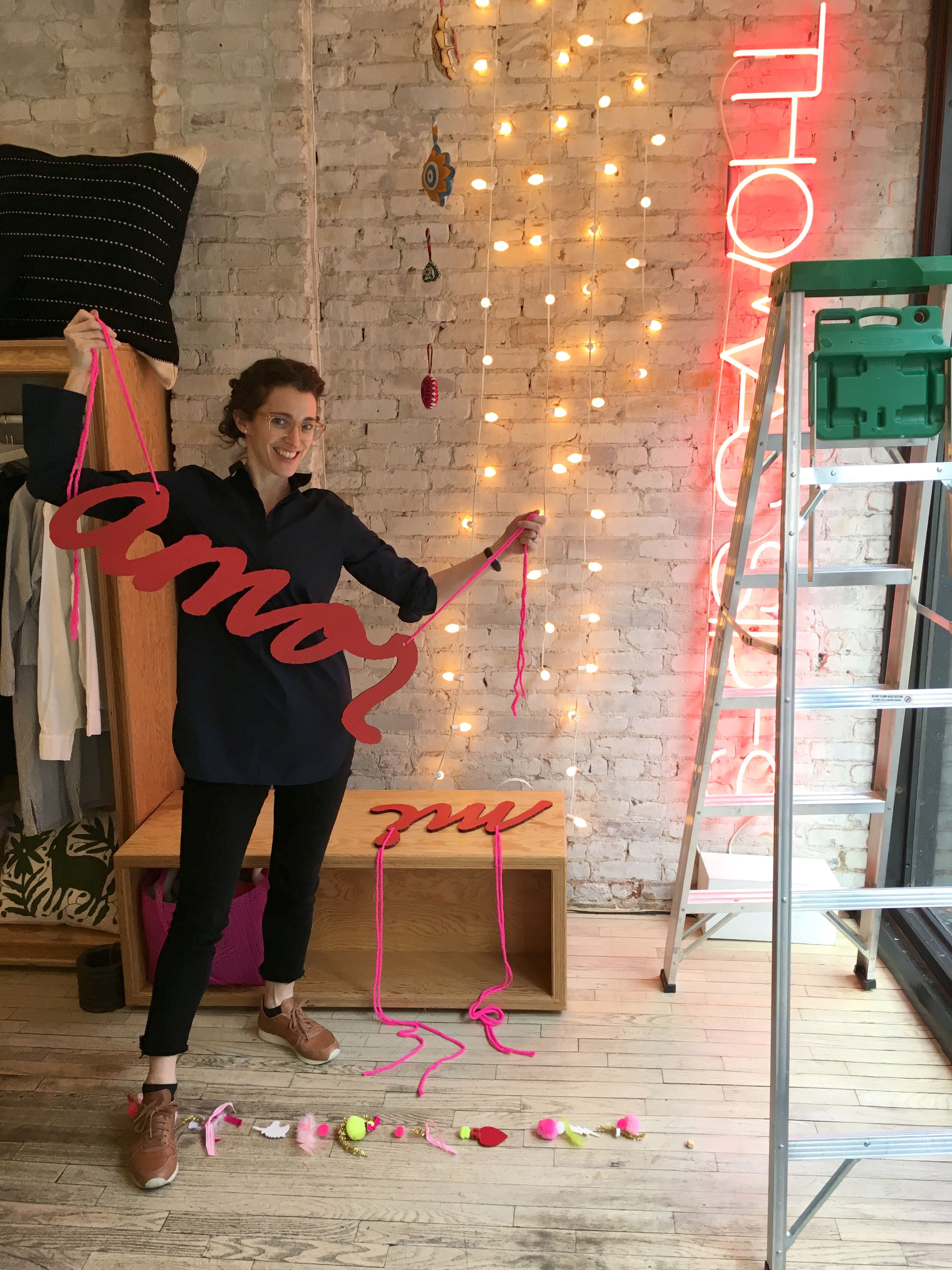   Lovestruck + Mi Amor  / Holiday Window Design / Thomas Sires, Elizabeth Street, NY 