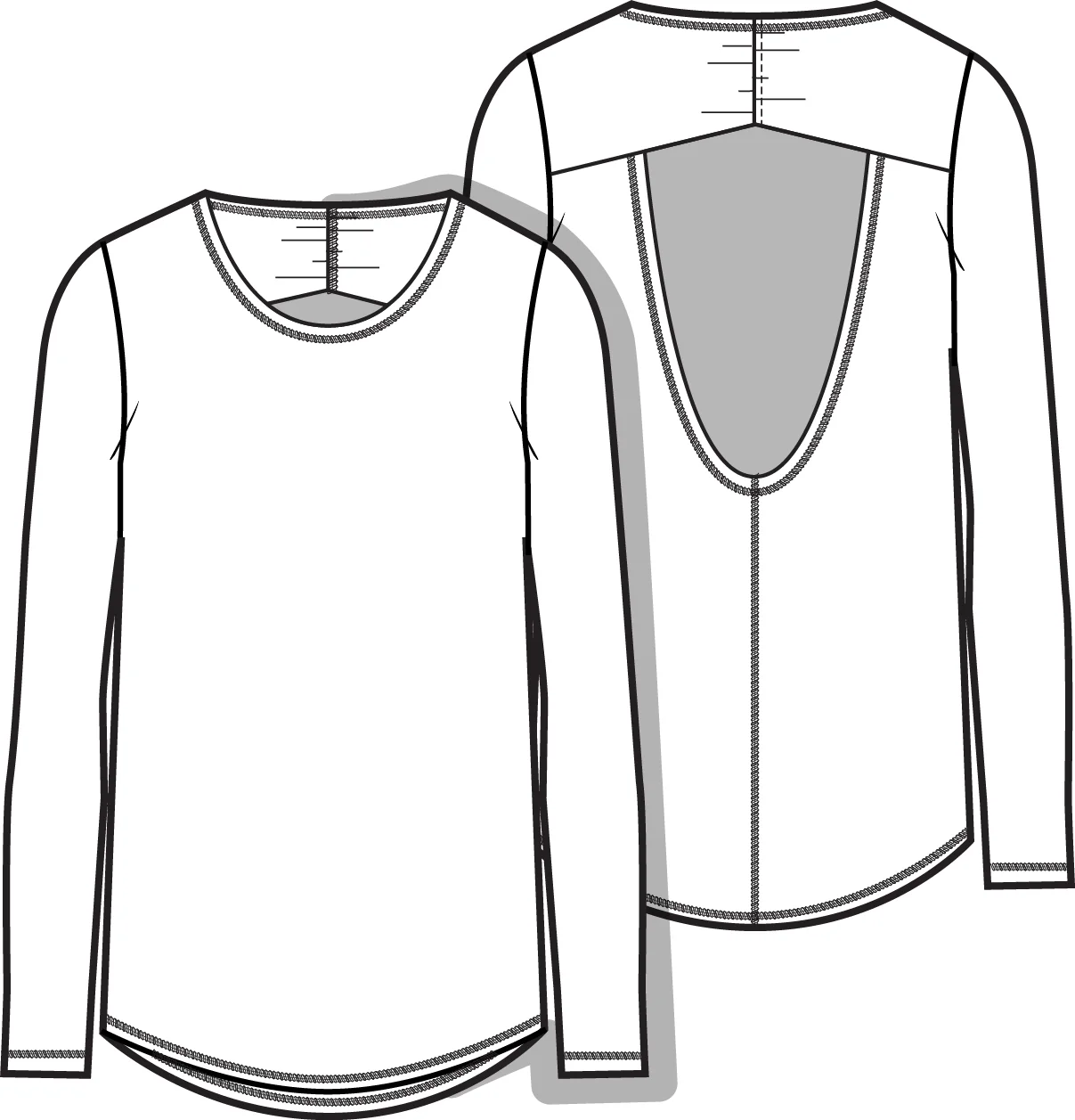 PROTO458 LONG SLEEVE OPEN GATHERED BACK.jpg