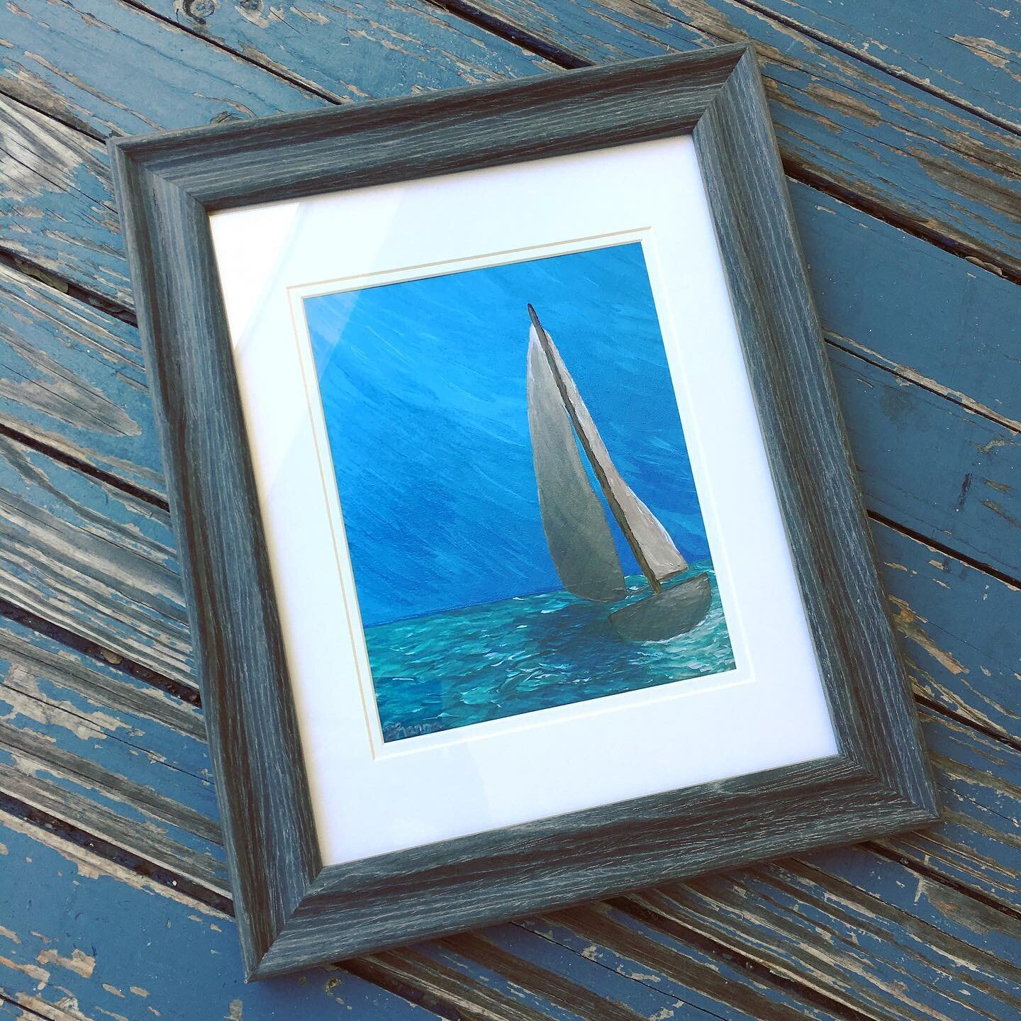 S A I L  A W A Y . . .
.
.
I pray that Heaven has an ocean
so in it you will see
the depth and breadth of God&rsquo;s astounding love
for you and me. 
💙
.
.
&ldquo;Sail Away&rdquo; Original Acrylic on Canvas *Prints Available*
.
.
#sailaway #sailboa