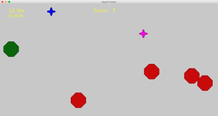 Collision Avoidance Java Game