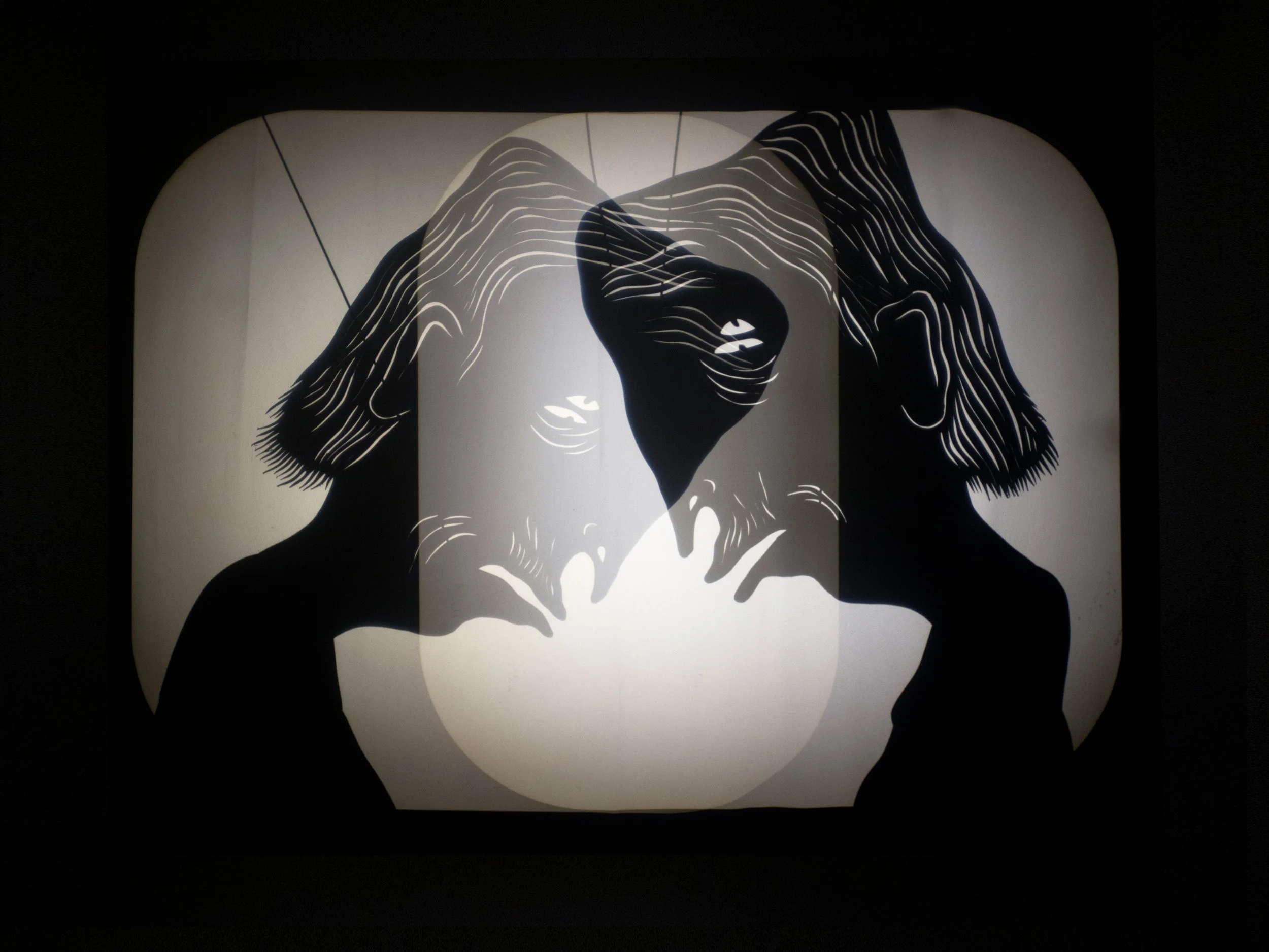  The Middle Tell  (detail), shadow puppet performance, 00:25:00, 2018    