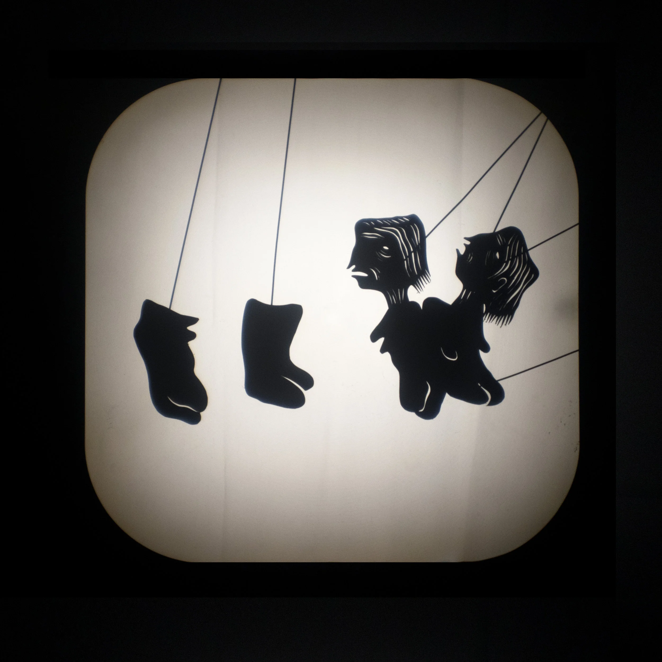   The Middle Tell  (detail), shadow puppet performance, 00:25:00, 2018   