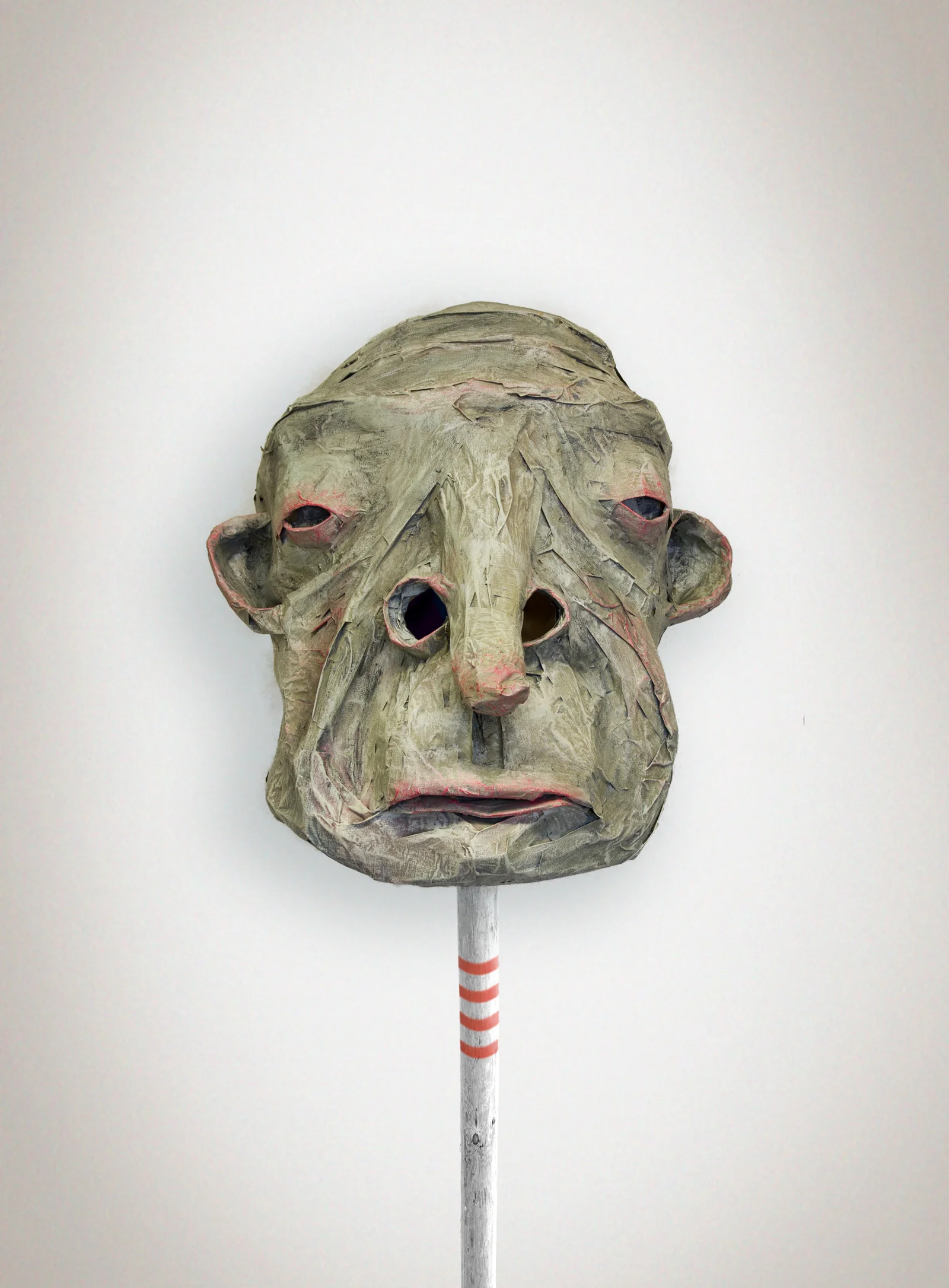   Dunderhead No. 3 , masking tape, wire, acrylic, 2 x 1 x 1’, 2015   