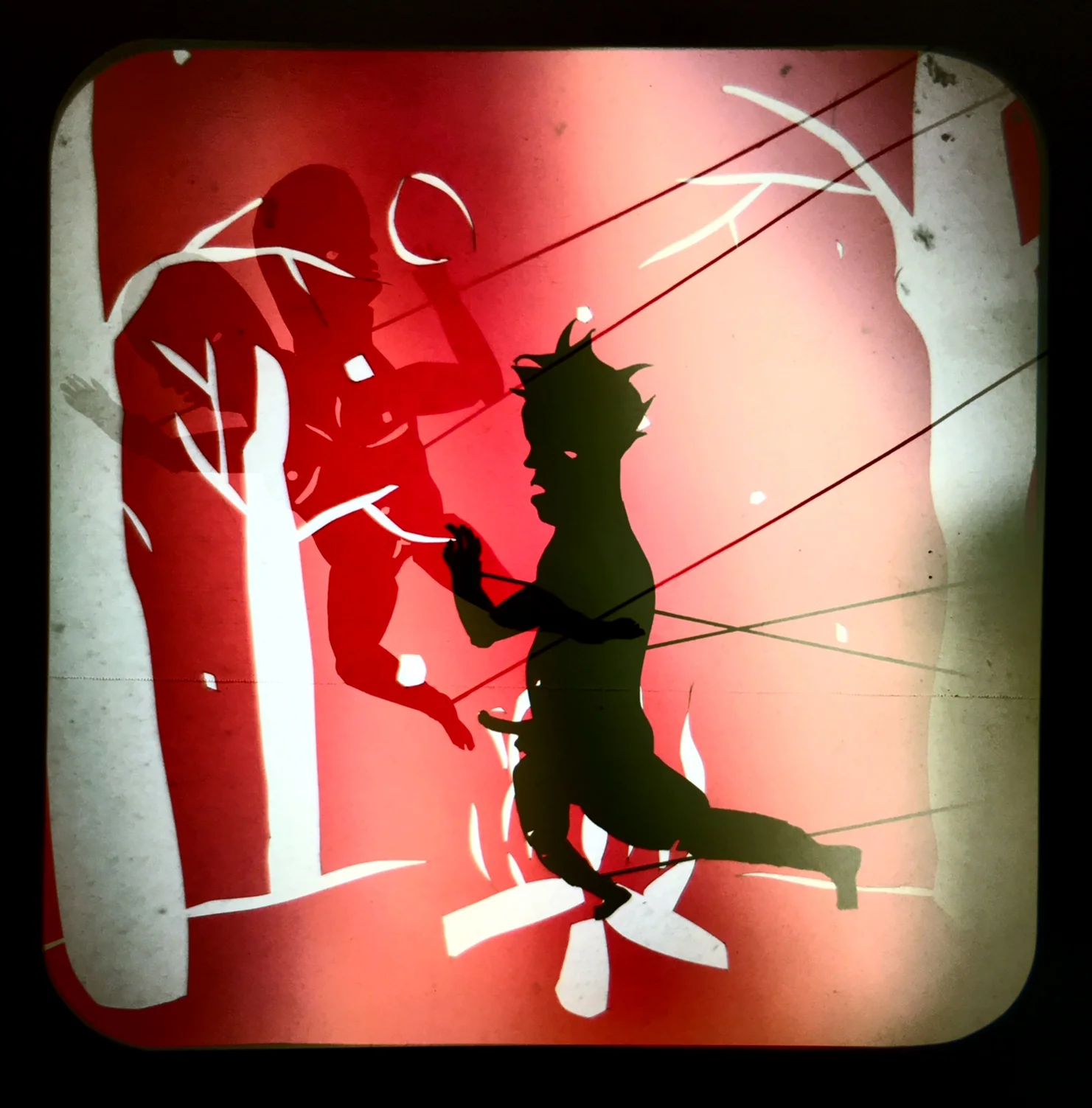   HÄXAN (detail),  collaborative shadow puppet performance with Grant Barbour, 00:20:00, 2017   