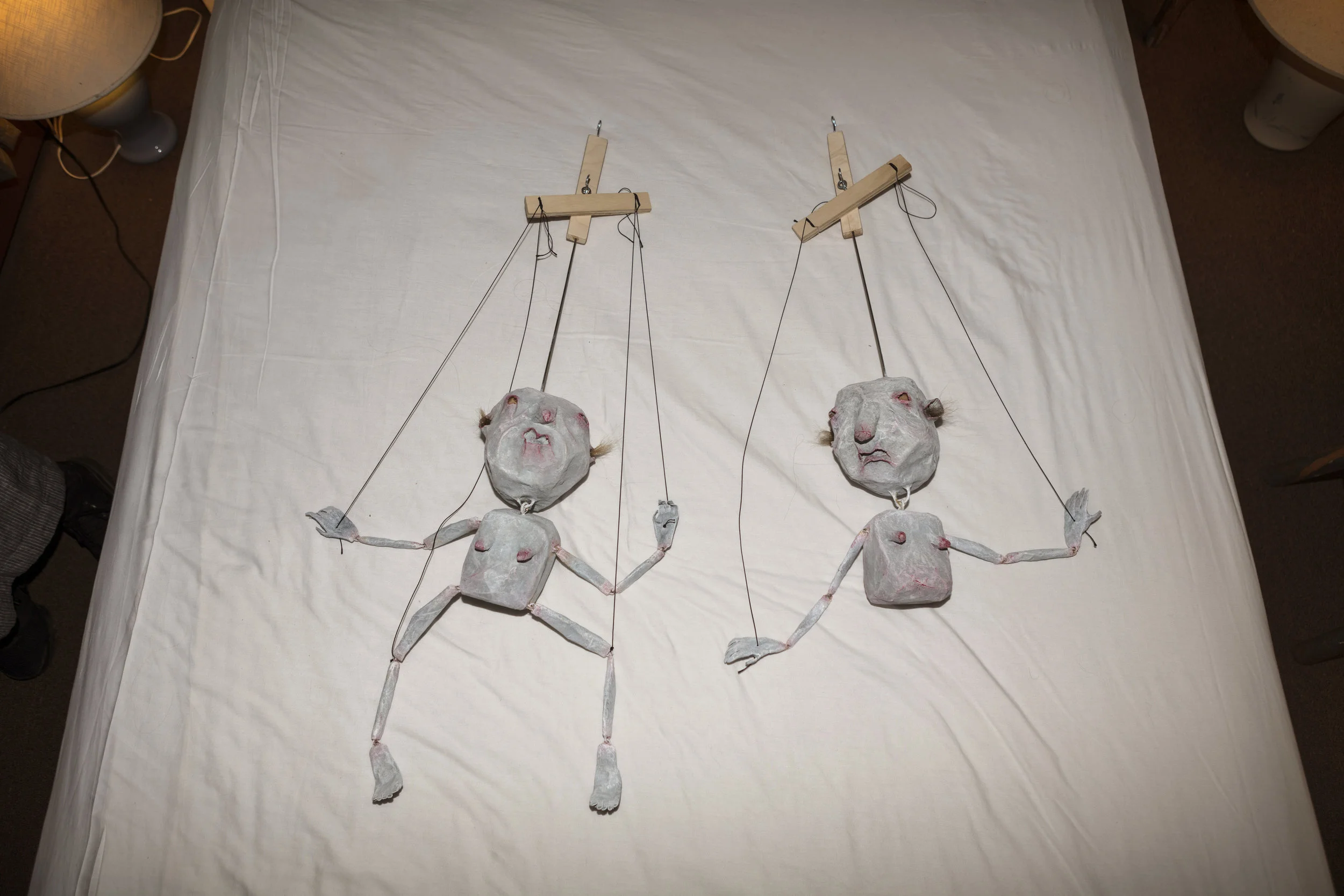   Avulsion Afloat: Your Caretaker Will Do What Is Best For You  (detail),   puppet-figure performance with Rachel Schenberg, 00:06:00, 2018   