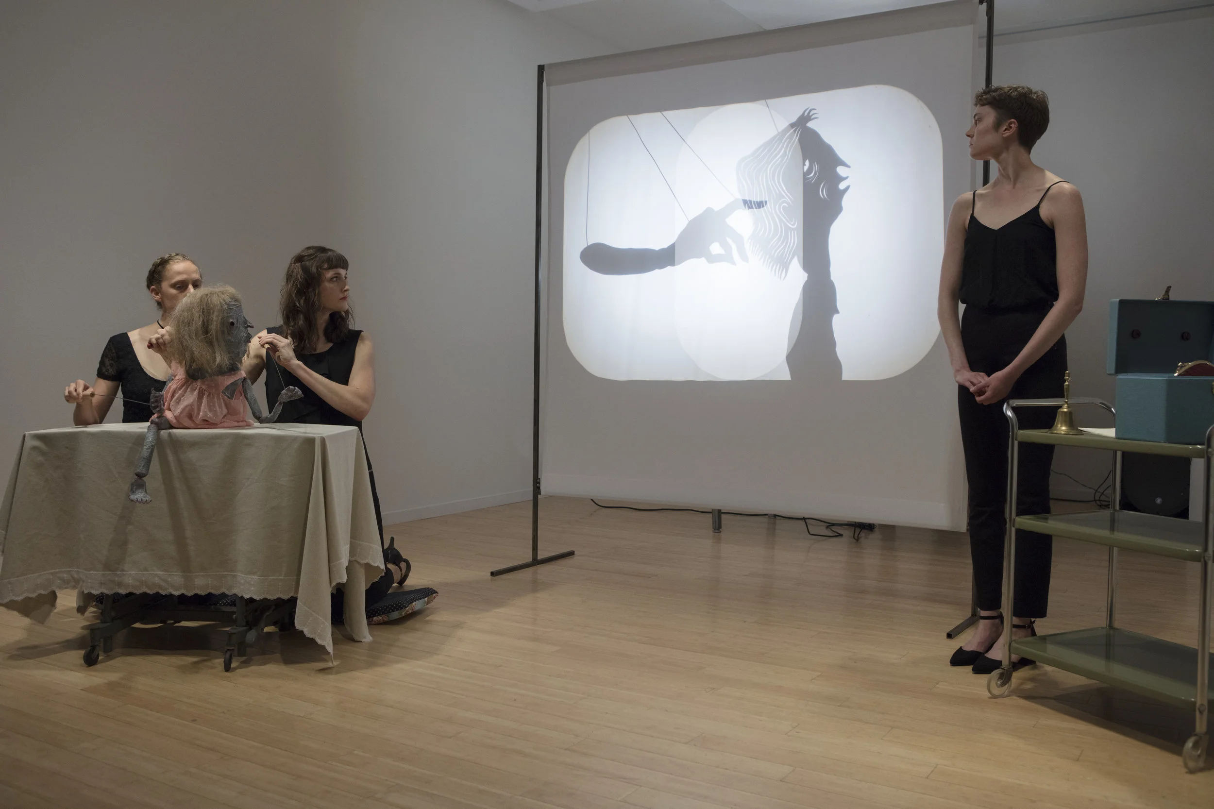   ENDLNG  (detail), puppet-figure performance, 00:25:00, 2019   