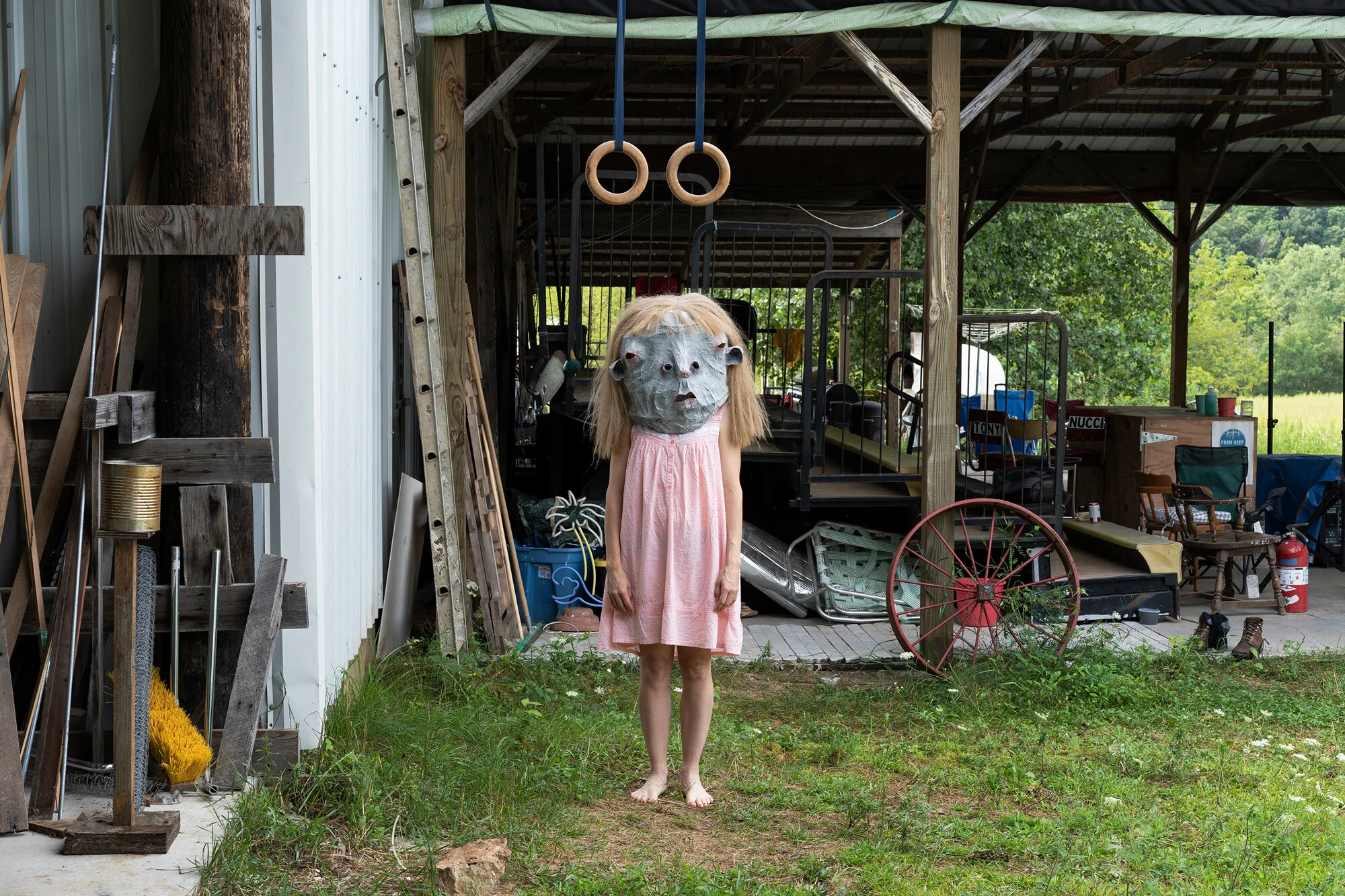   FRENND WINNUR (PULL-UP),  still image from ongoing performance and video series, dimensions variable, 2019   