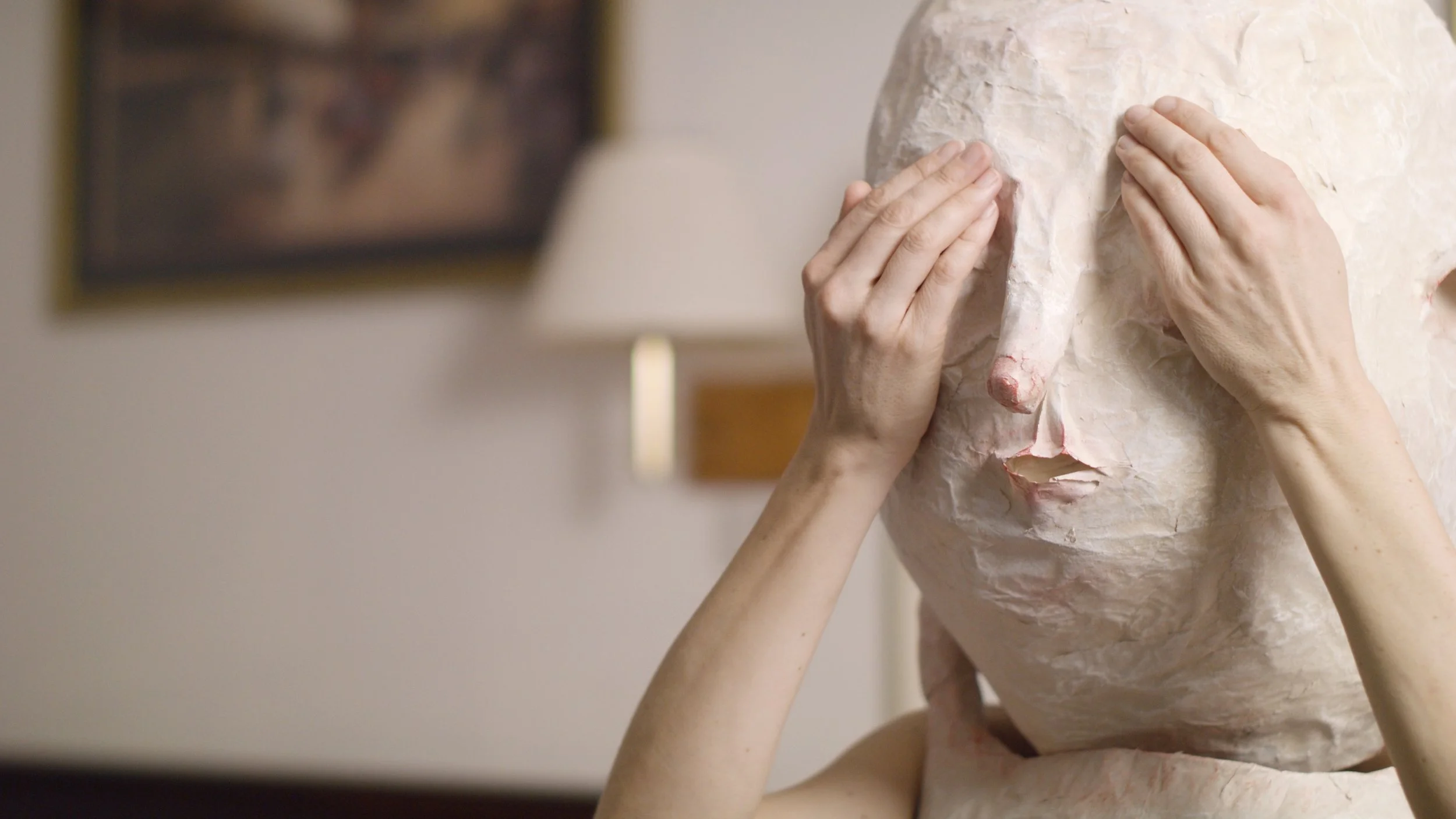   HOWW TO WAYT  (still image), two channel video with sound, 8:21 duration, 2023   