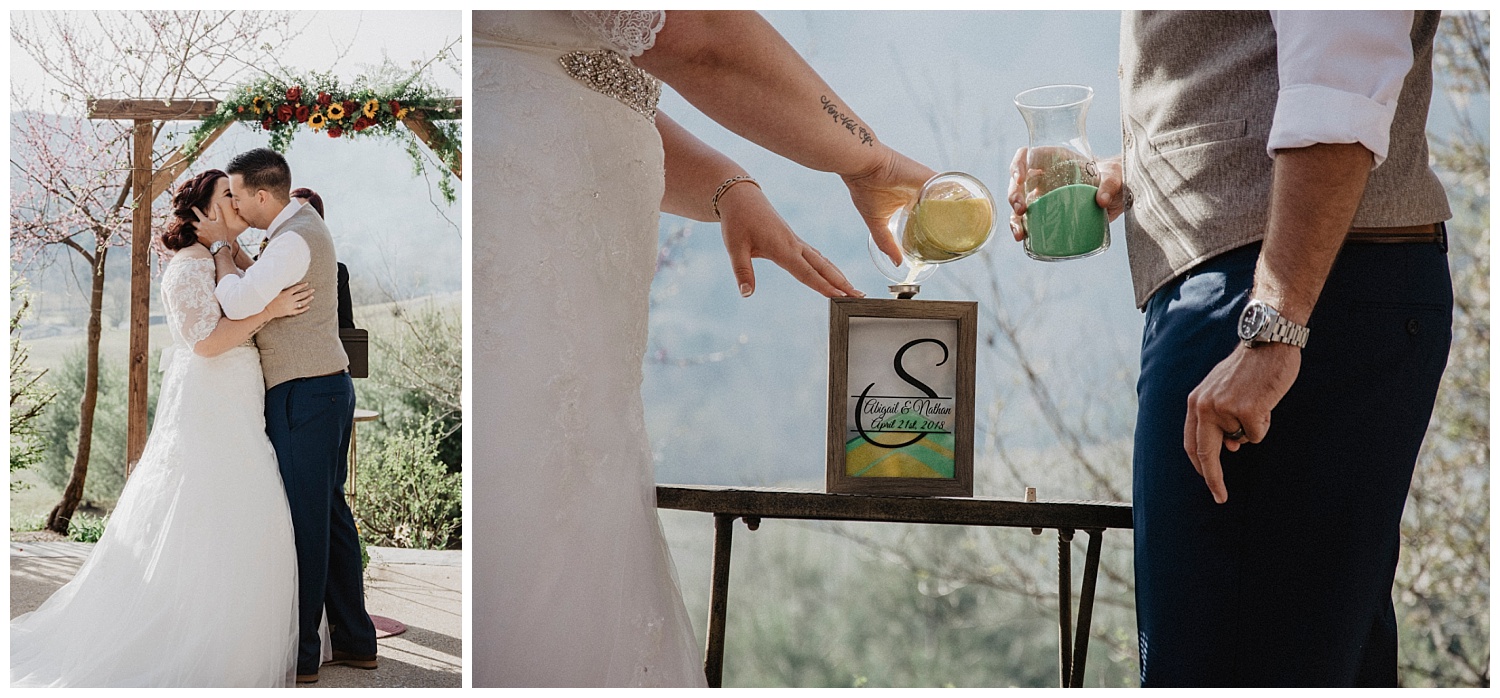 Abigail + Nathan's intimate wedding in Mountain City, Tennessee | adventure wedding portraits in Mountain City | destination wedding photographer | tennessee wedding photographer