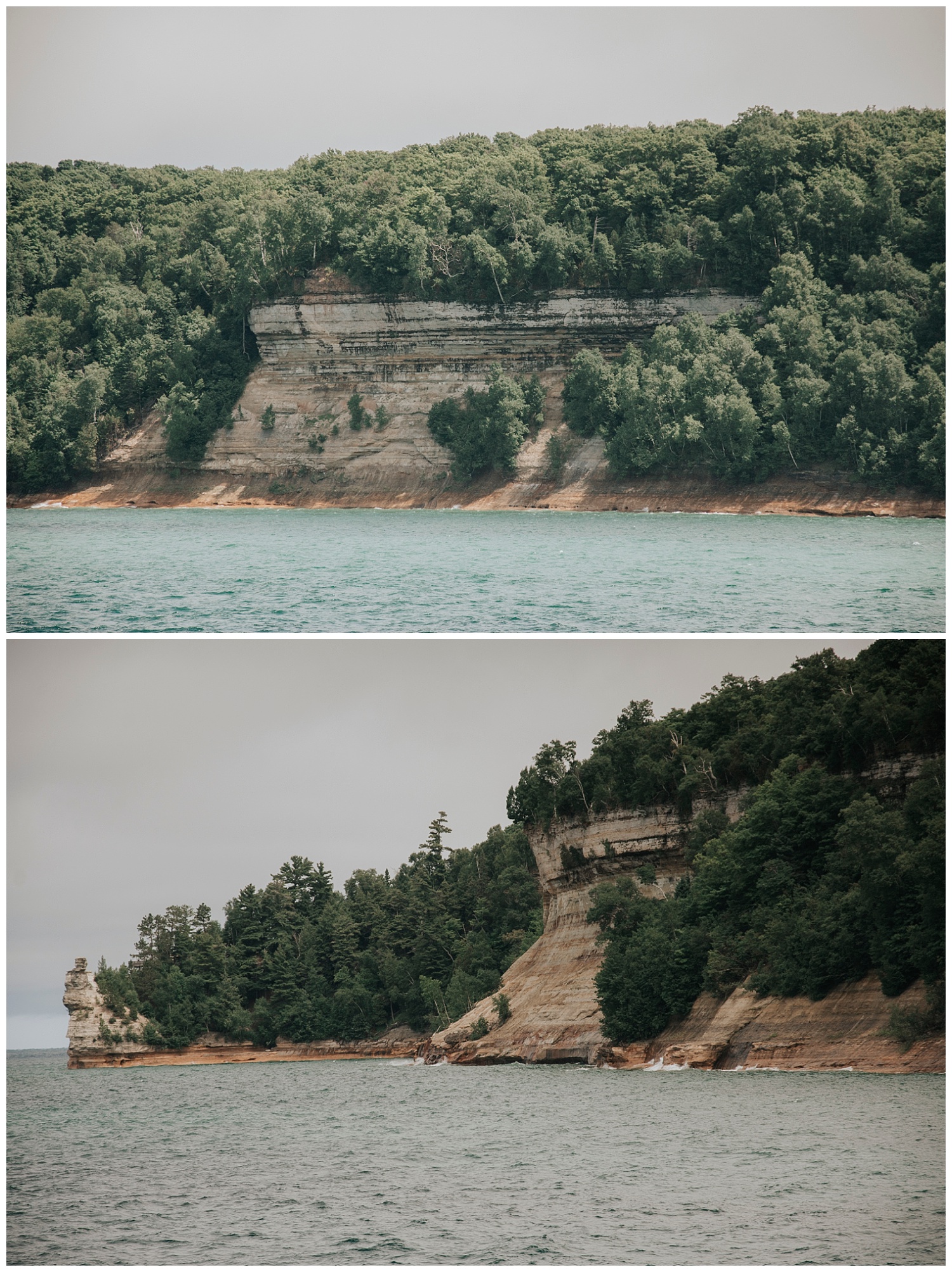  Boating near Munising, Michigan| Pictured Rocks National Lakeshore| Elopement Inspiration| Wild Onyx Photography 