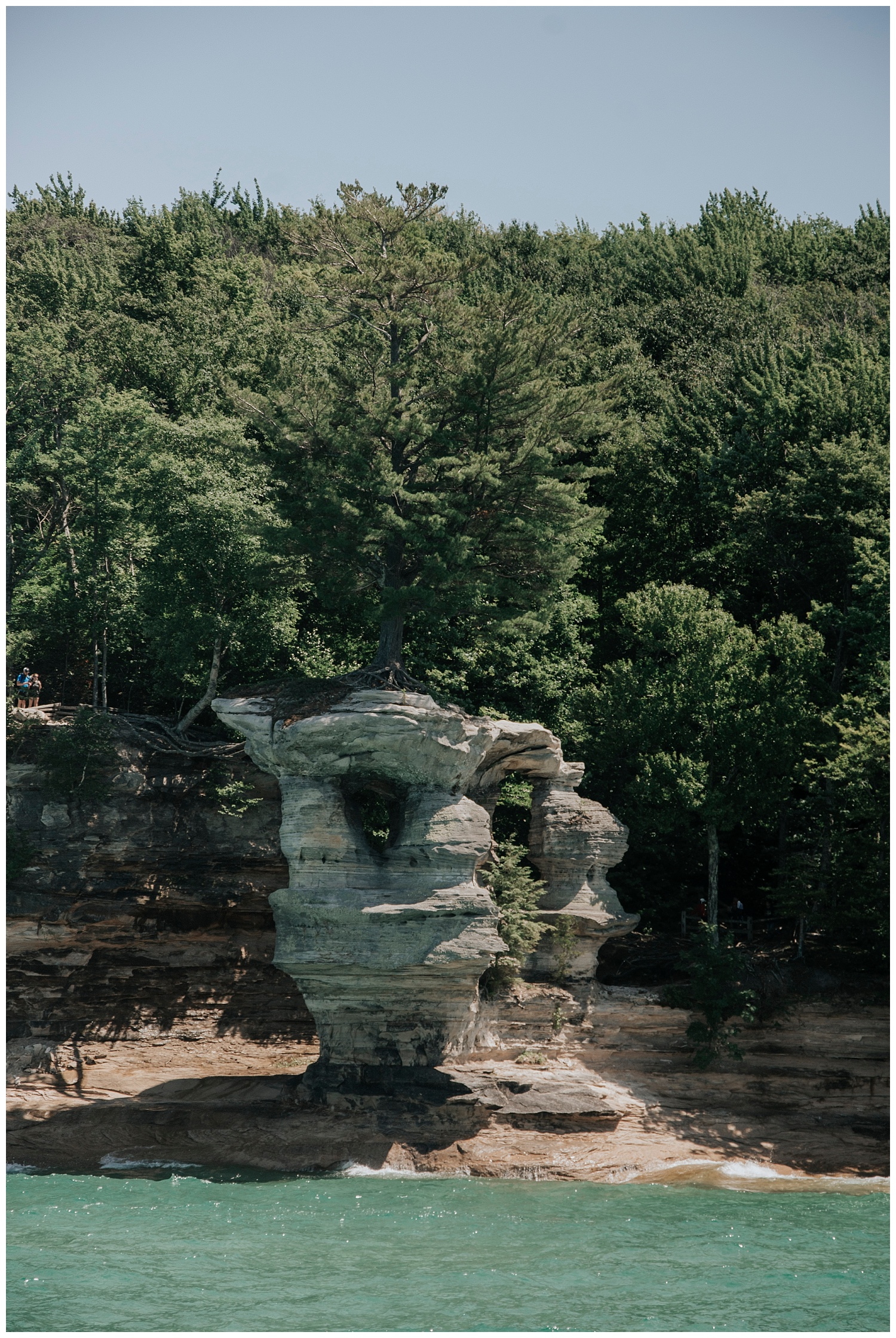 Boating near Munising, Michigan| Pictured Rocks National Lakeshore| Elopement Inspiration| Wild Onyx Photography