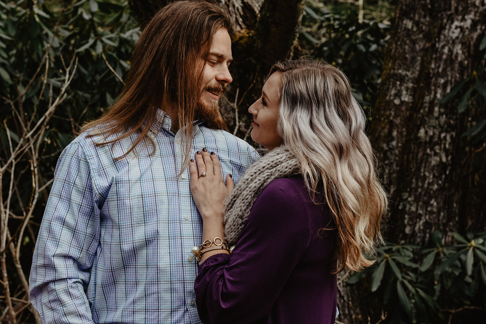  Linville North Carolina engagement session 