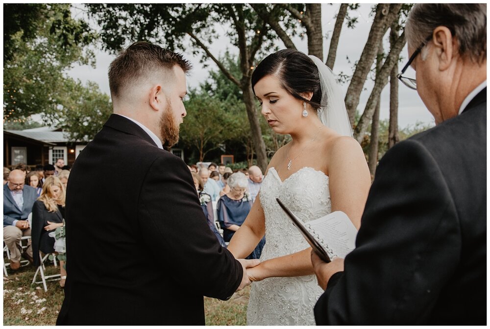  wedding ceremony in Florence, South Carolina 