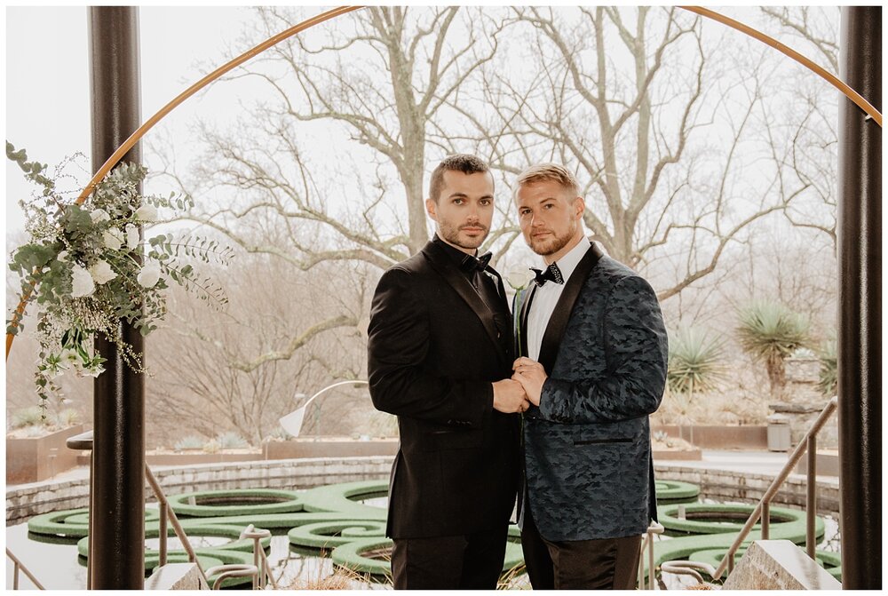  Atlanta Botanical Gardens Same Sex Elopement 