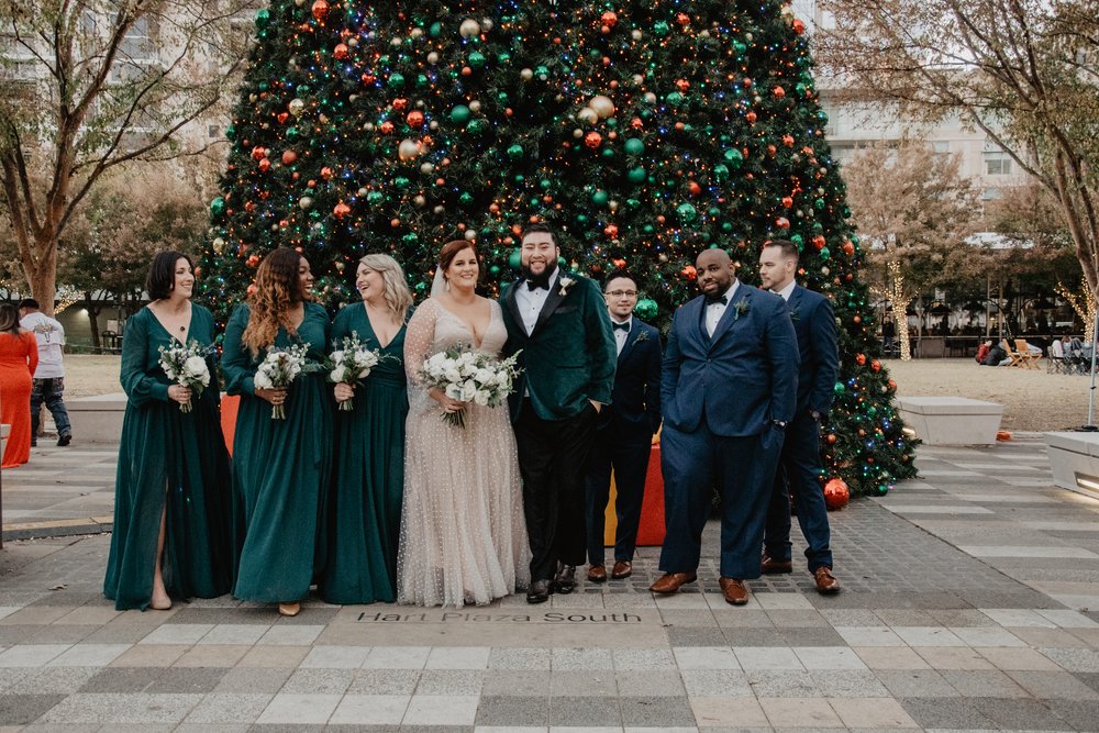  Dallas bridal party photos 