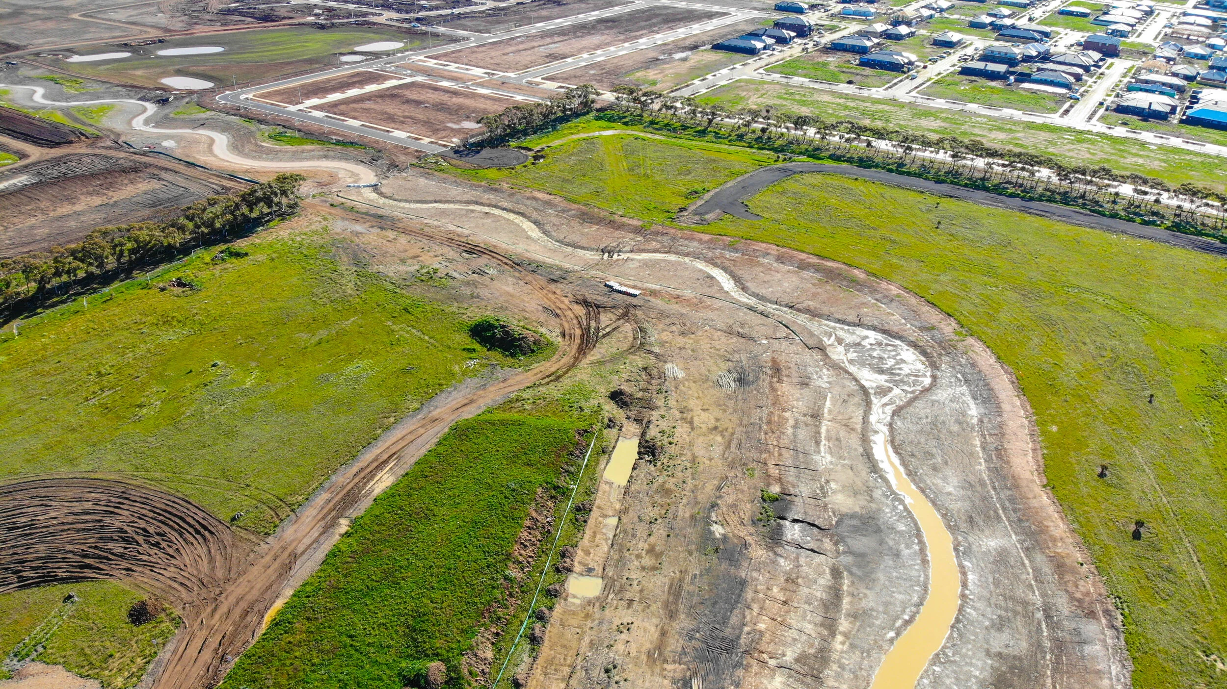 Wetlands, Retarding Basins & Streamworks — Max Bright and Sons