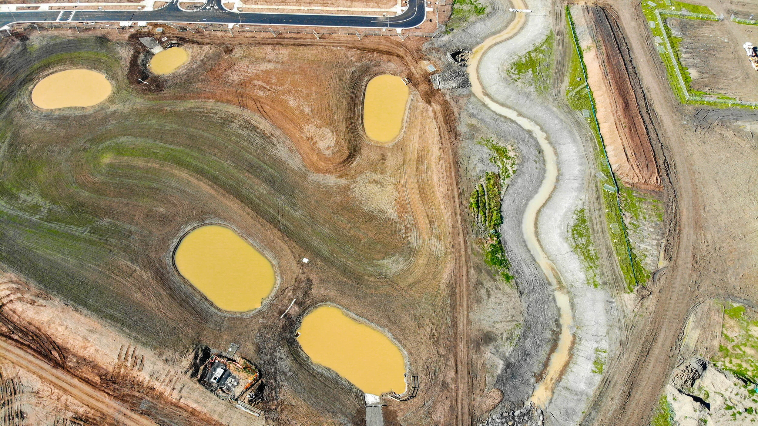 Wetlands, Retarding Basins & Streamworks — Max Bright and Sons