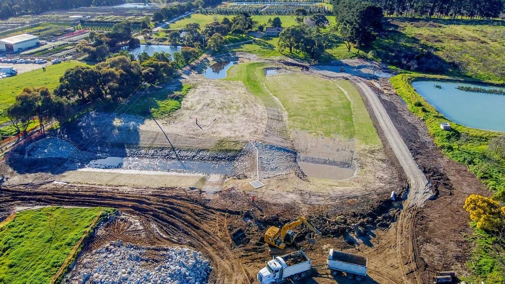 Wetlands, Retarding Basins & Streamworks — Max Bright and Sons