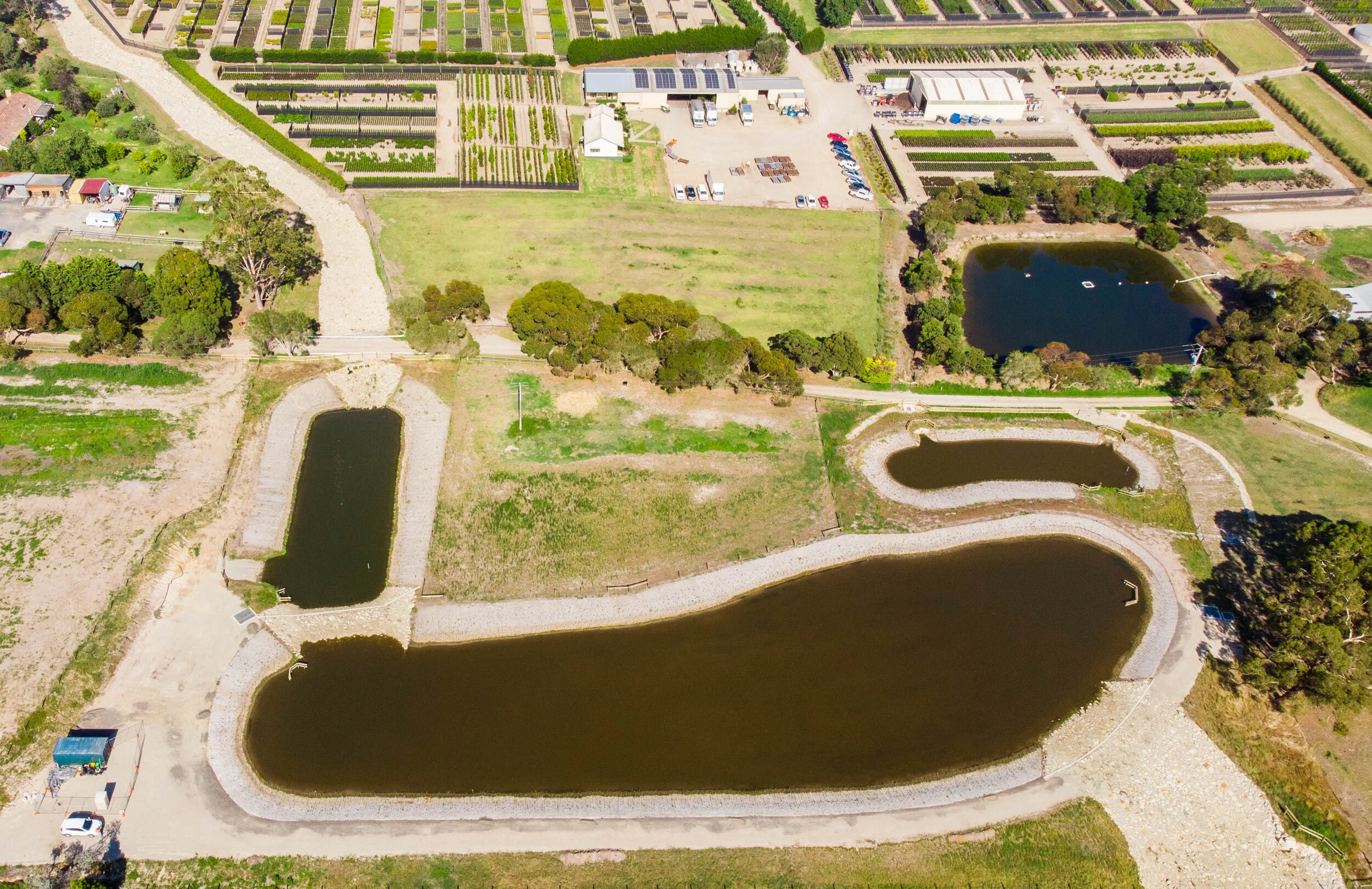 Wetlands, Retarding Basins & Streamworks — Max Bright and Sons