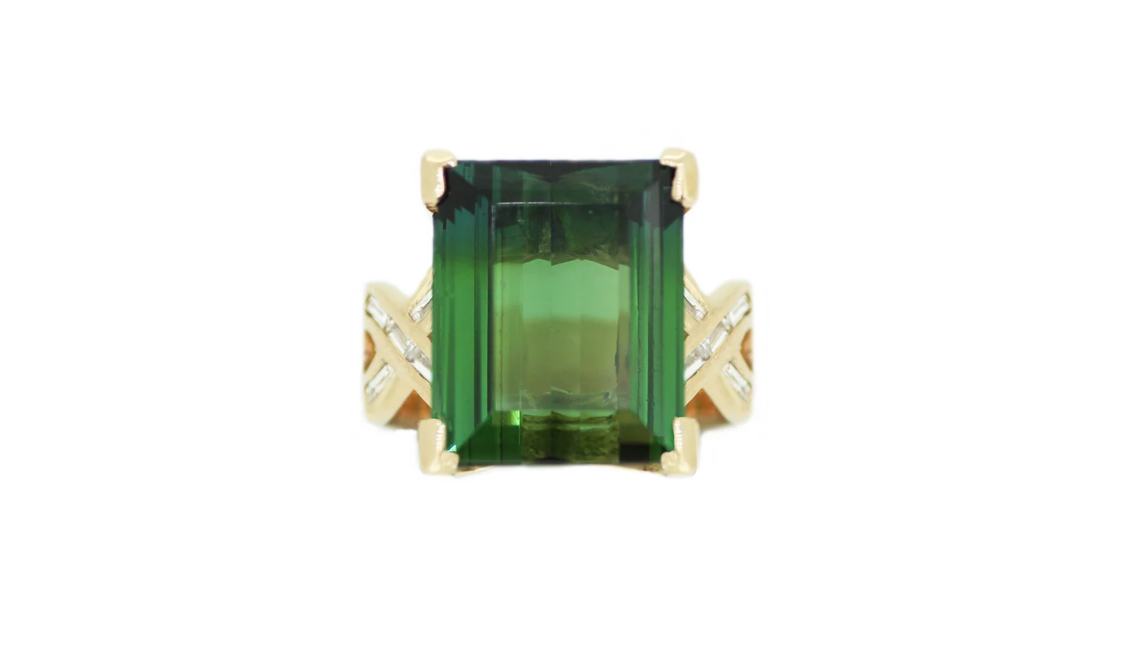 Tourmaline and Diamond Chanel set Ring.jpg