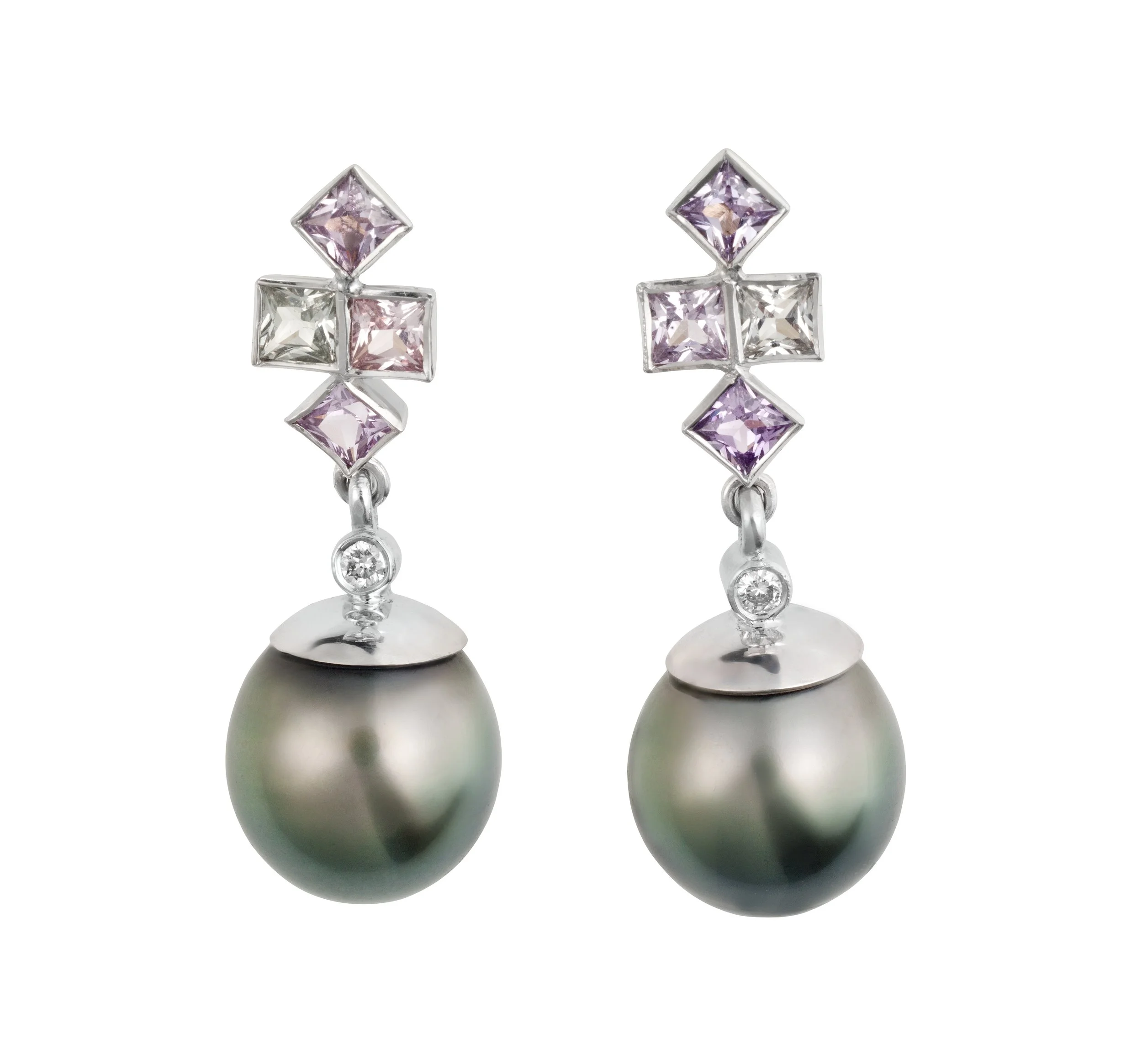 Tahitian Pearl and Natural Pink and Blue Sapphire Earrings with Diamonds.jpg