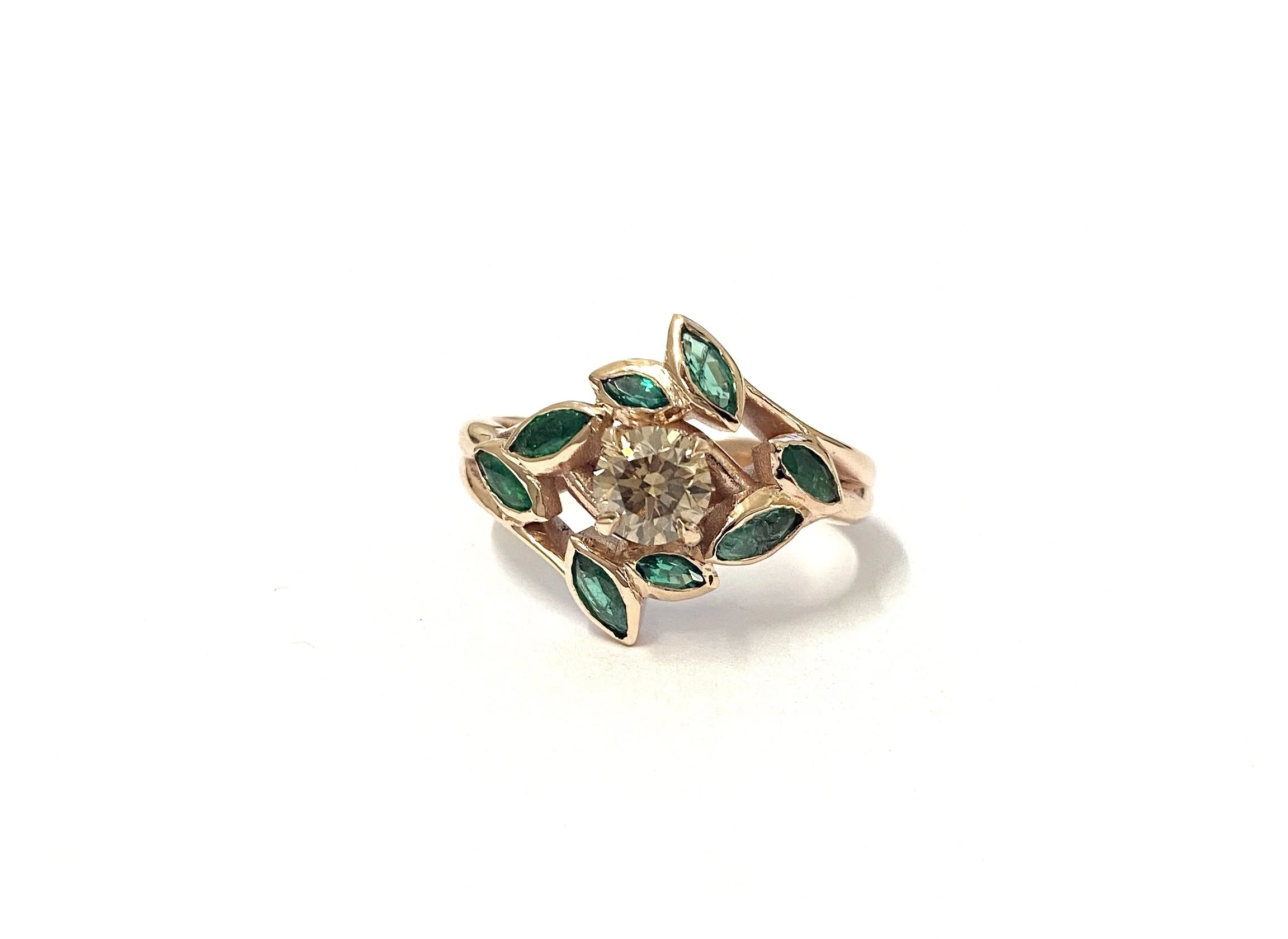 Champagne Diamond & Emerald Ring.jpg