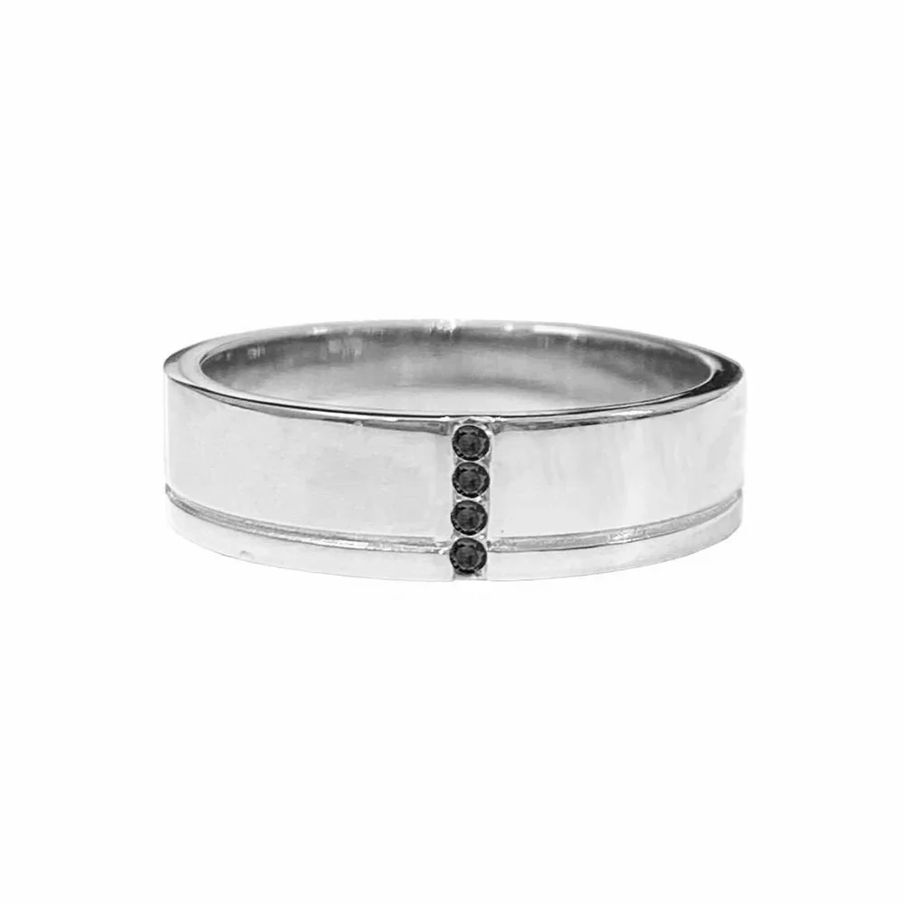 Men's White Gold Ring with Black Diamonds.jpg
