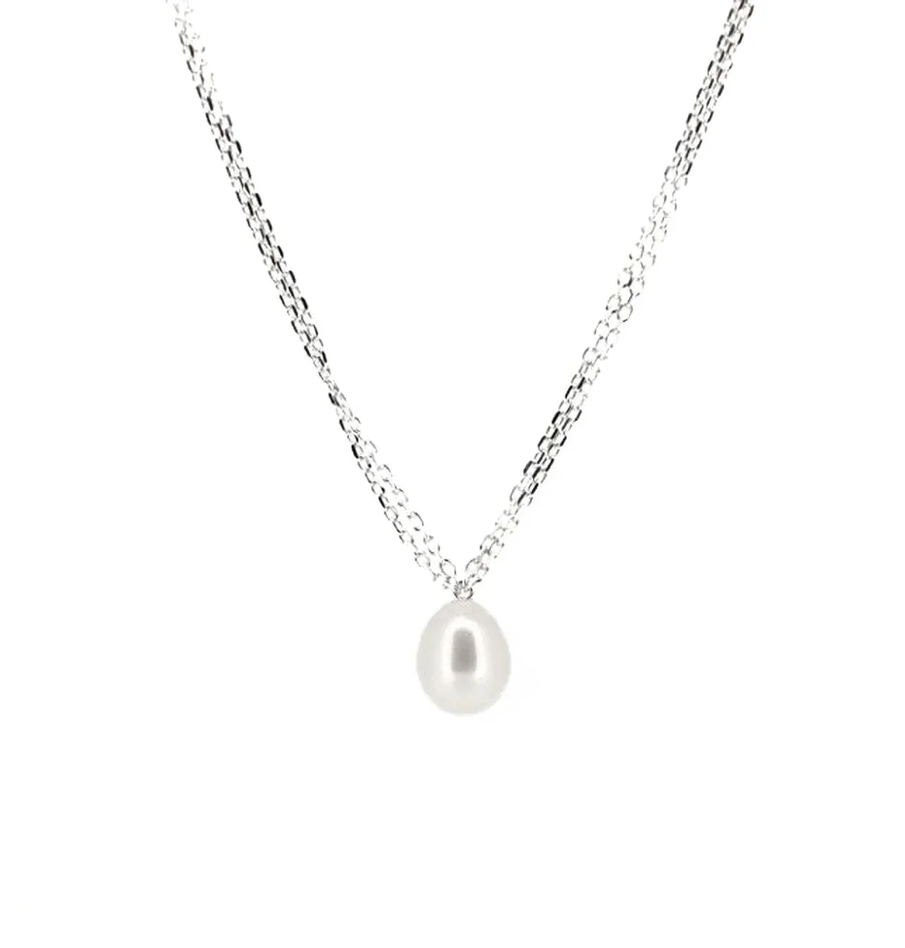 Freshwater+Pearl+Necklace+with+Diamond+Cut+Sterling+Silver+double+chains.jpg