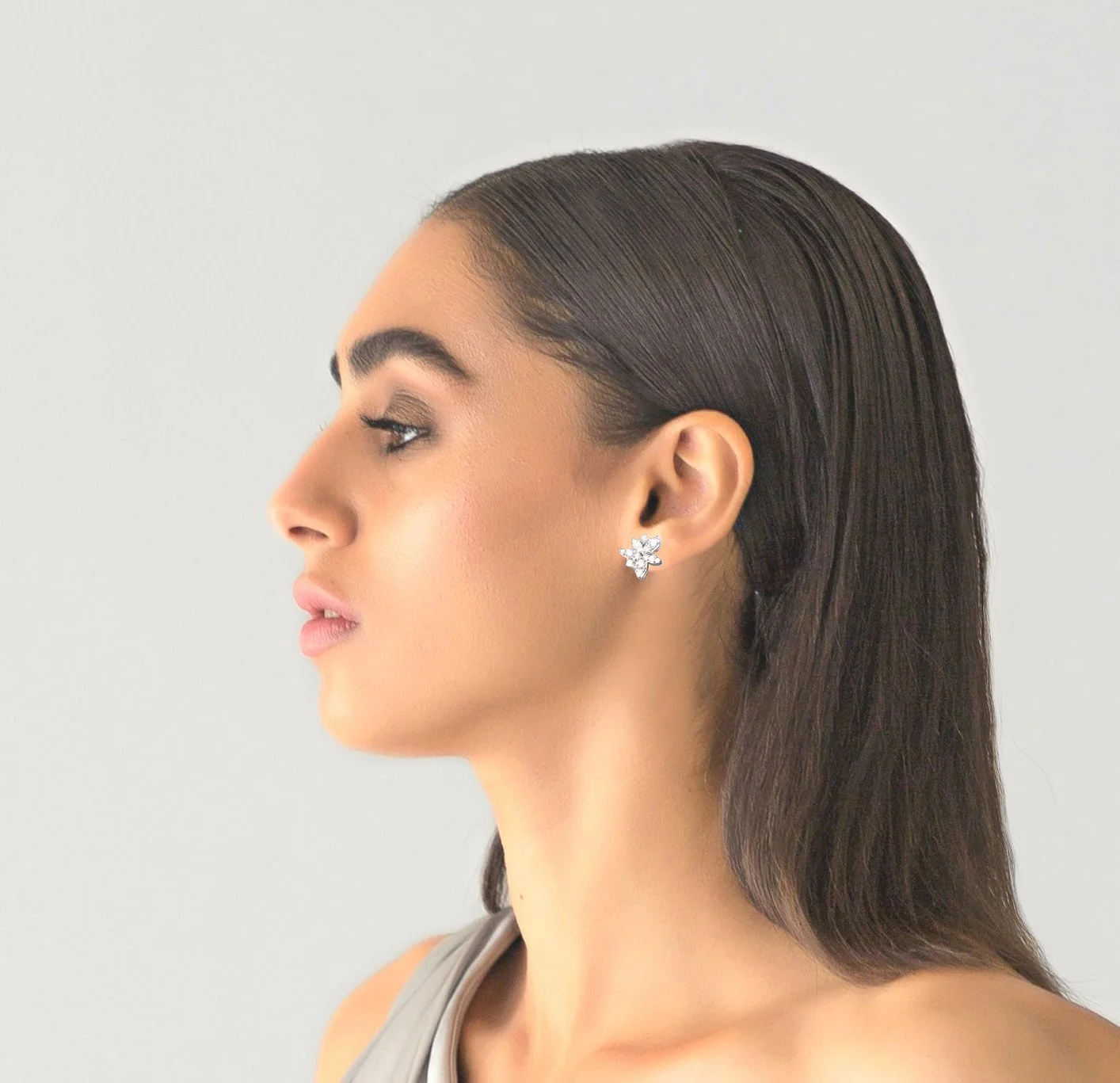 Diamond+Cluster+Flower+Earrings+on+model+close+up+-+Photographed+by+Khaled+Ghareeb.jpg