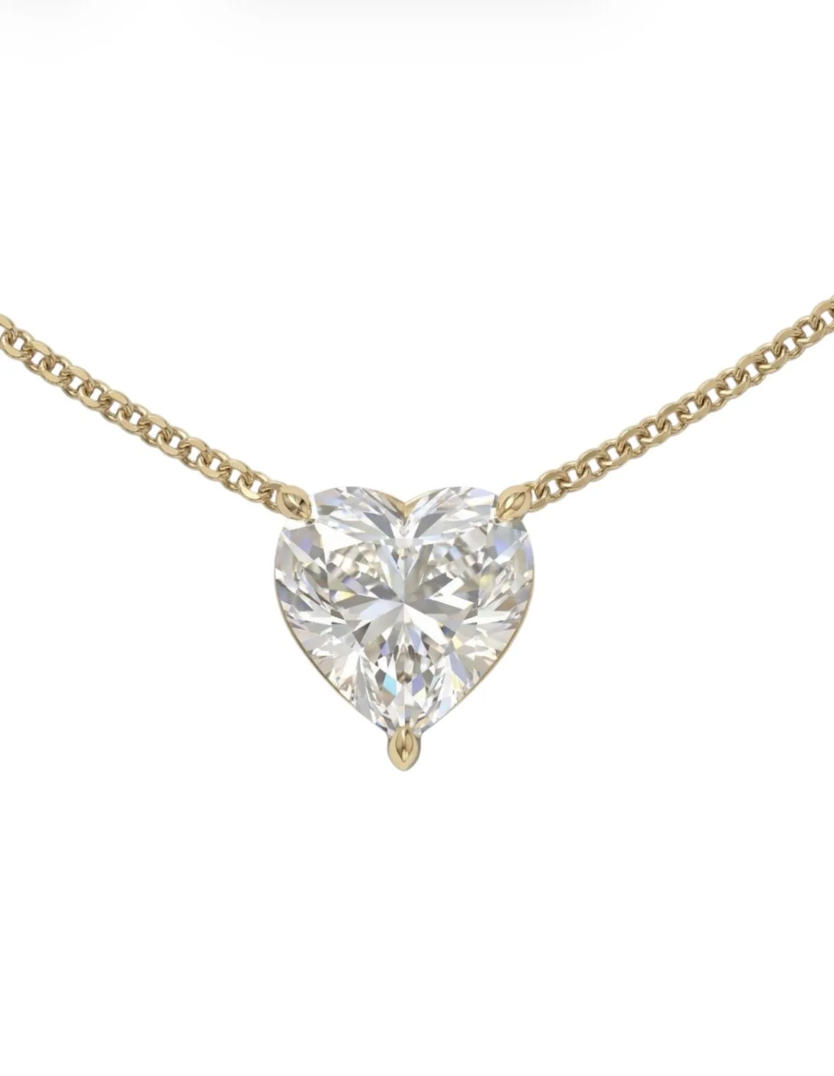 Diamond Heart Pendant in 18ct Gold Limited Edition .jpg