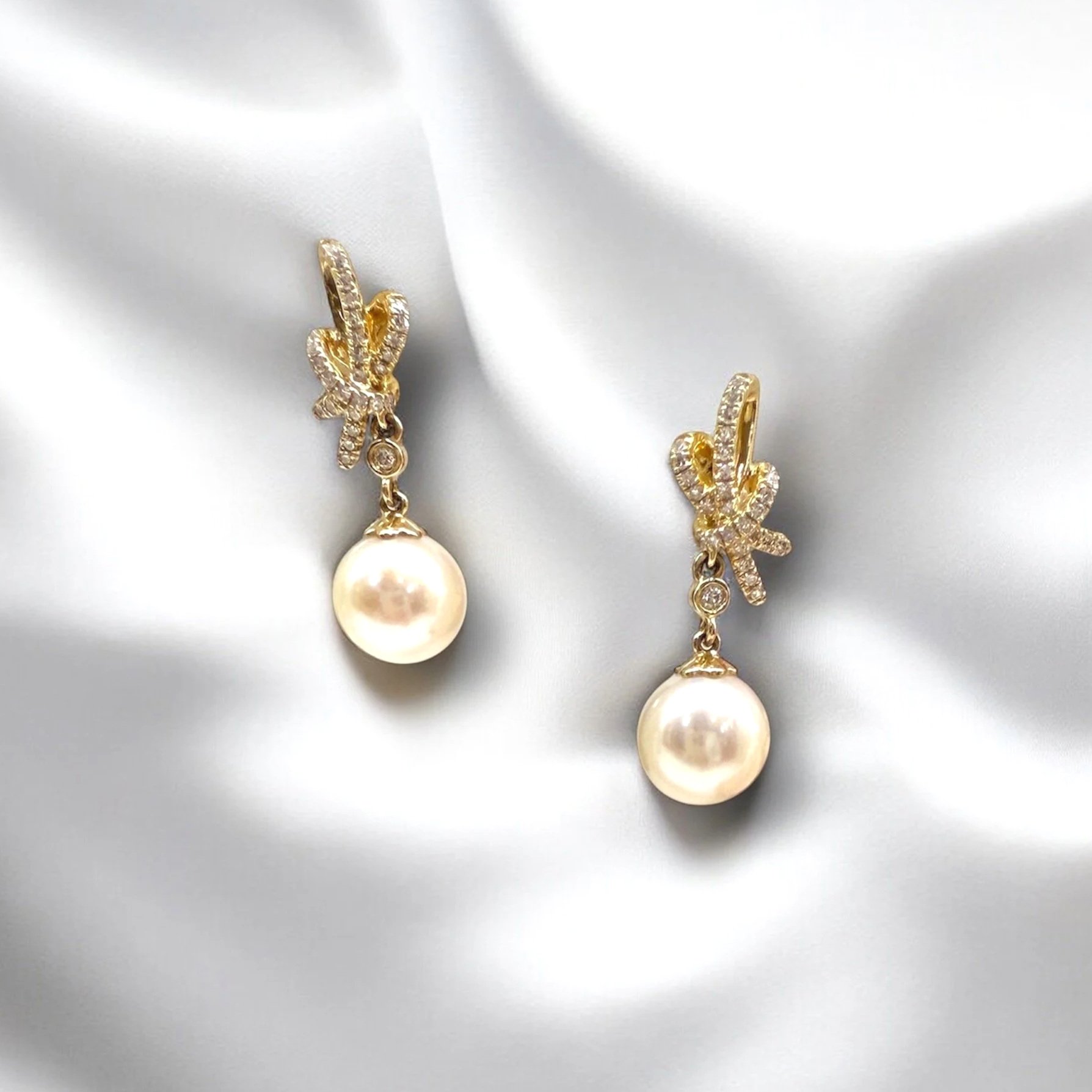 Diamond+Bow+and+Cultured+Pearl+Earrings+14ct+Gold.jpg