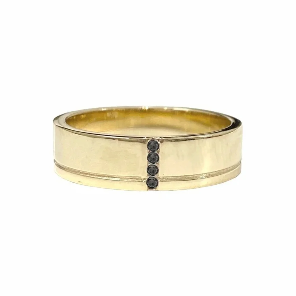 Men's Gold Ring with Black Diamonds.jpg