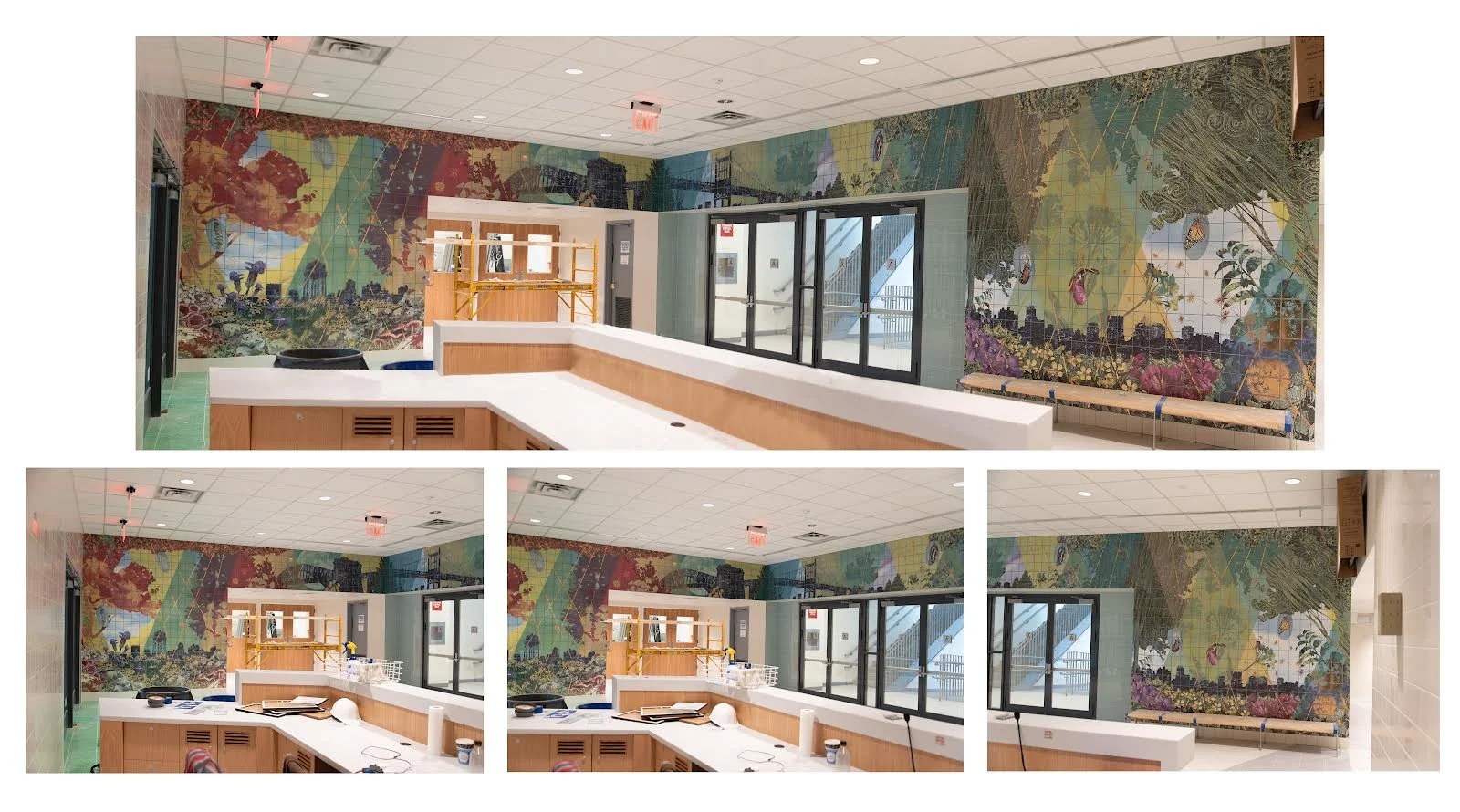 Panorama collage image