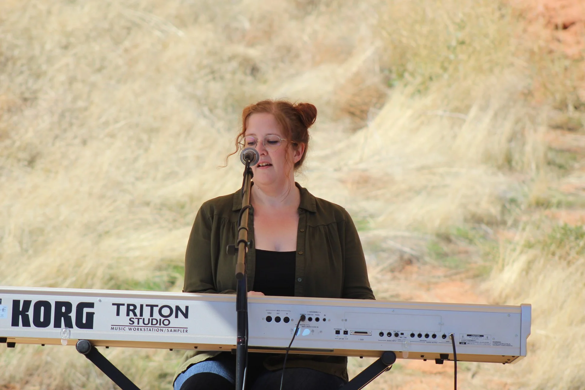 Tracey Locken with the top song of 2019, “Headcase.” Photo by Jeff Coyle