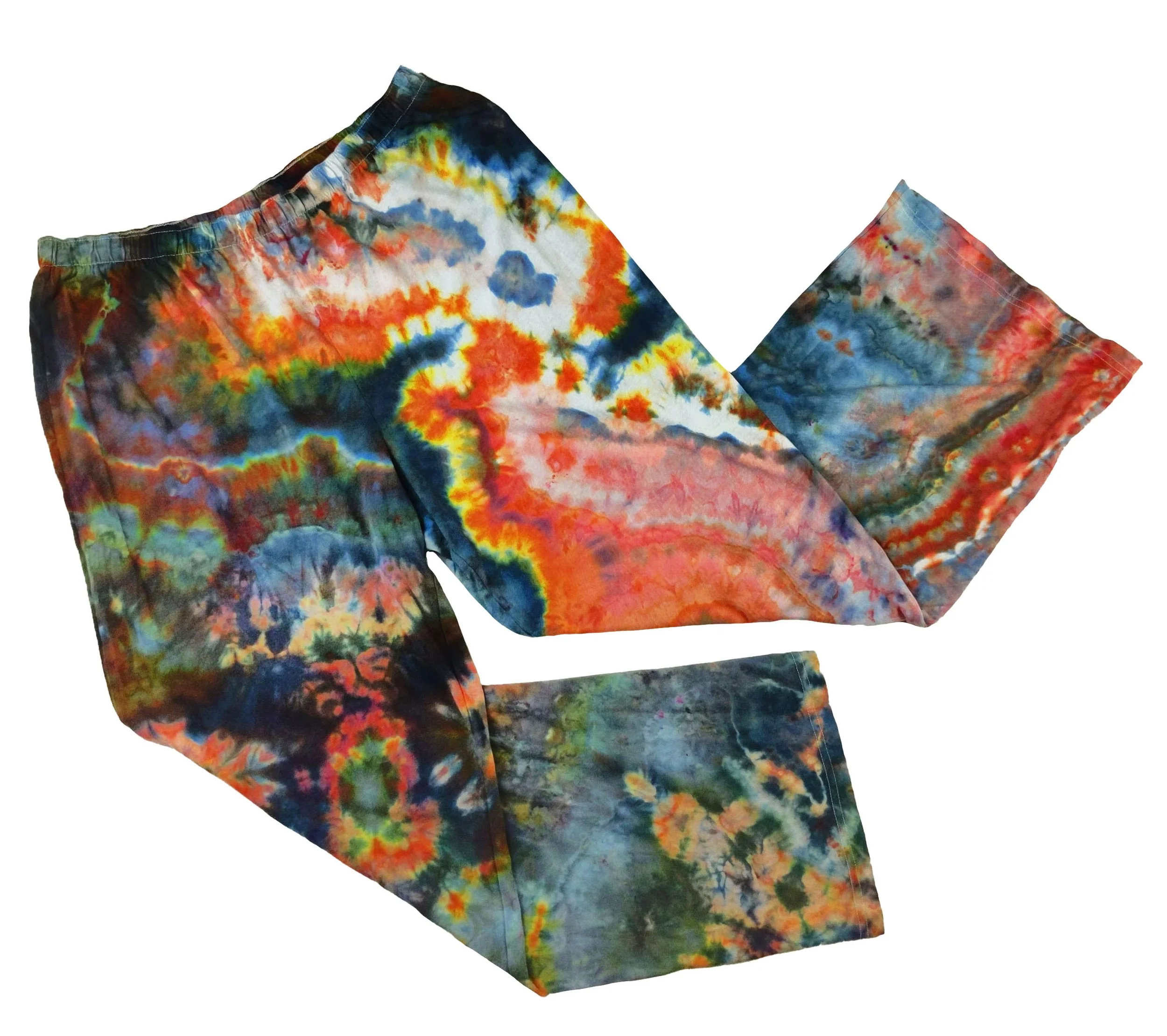 ice dye rayon pants
