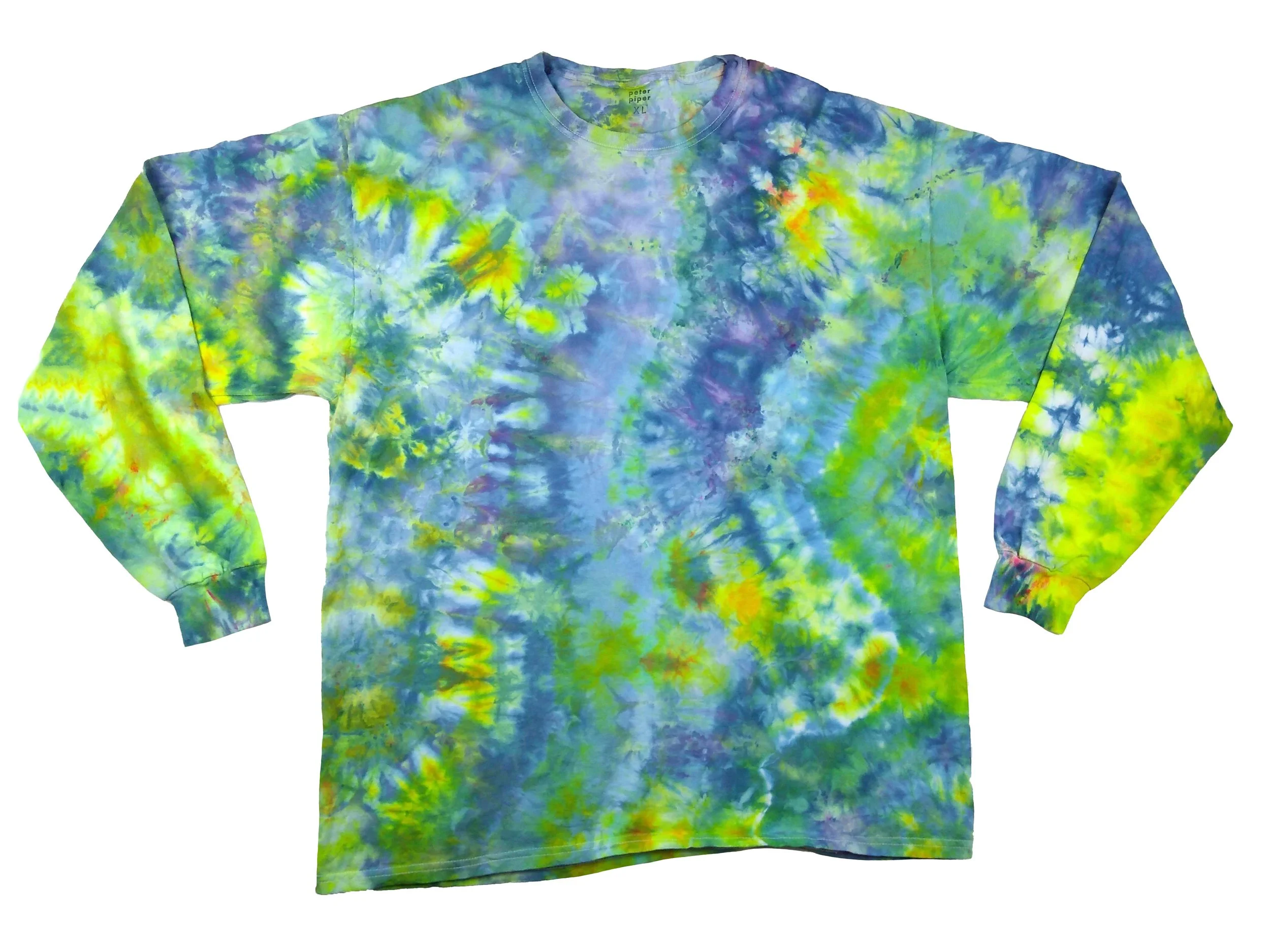 ice dye long sleeve tee