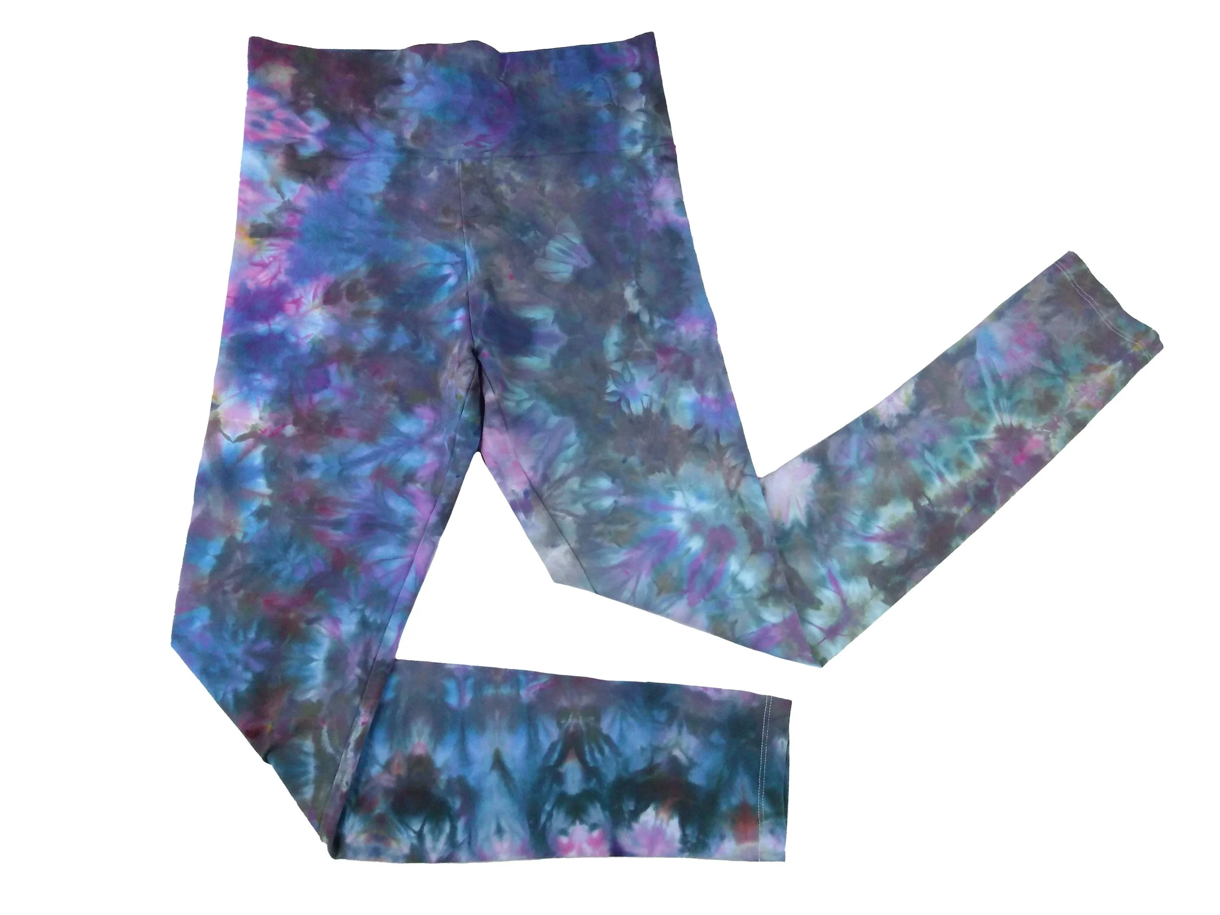 ice dye cotton leggings
