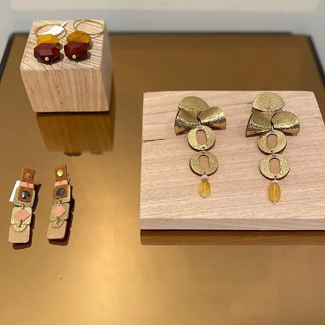 TWO GREEN STONES @twogreenstones | These earrings are beautifully crafted &amp; inspired by Australia #shoplocal #supportsmallbusiness #australiandesigner #twogreenstones