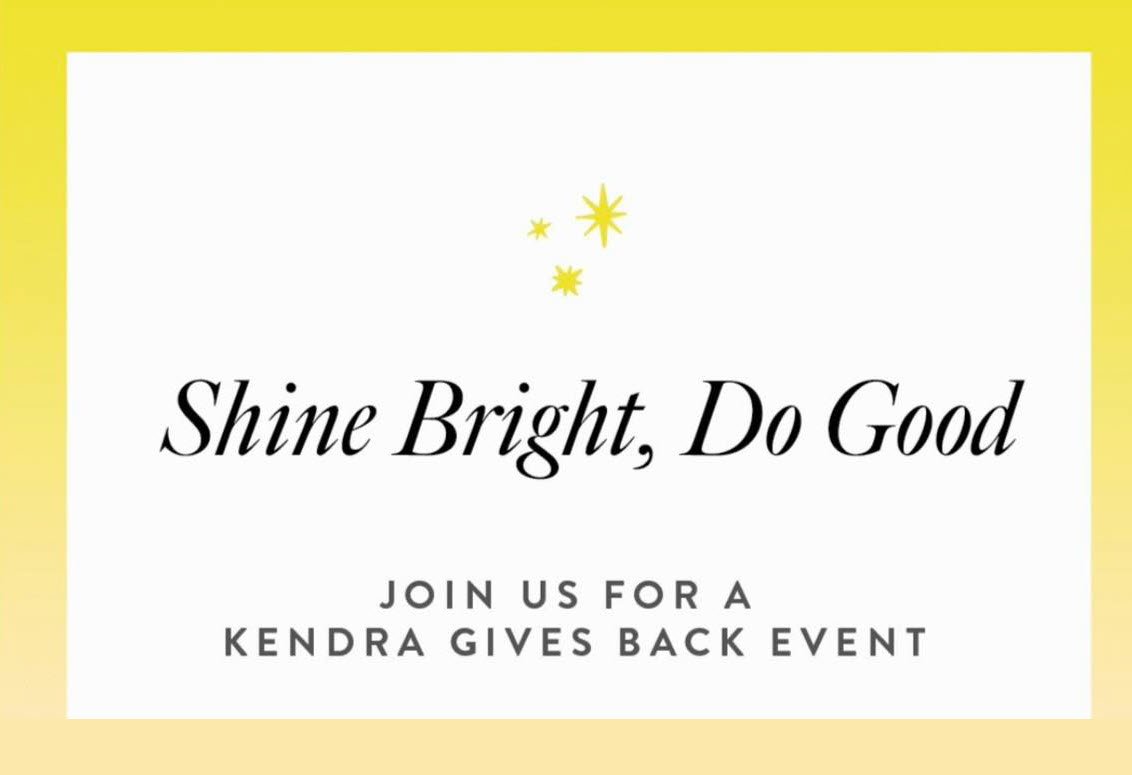 Kendra Gives Back Fundraiser at Kendra Scott Breton Village