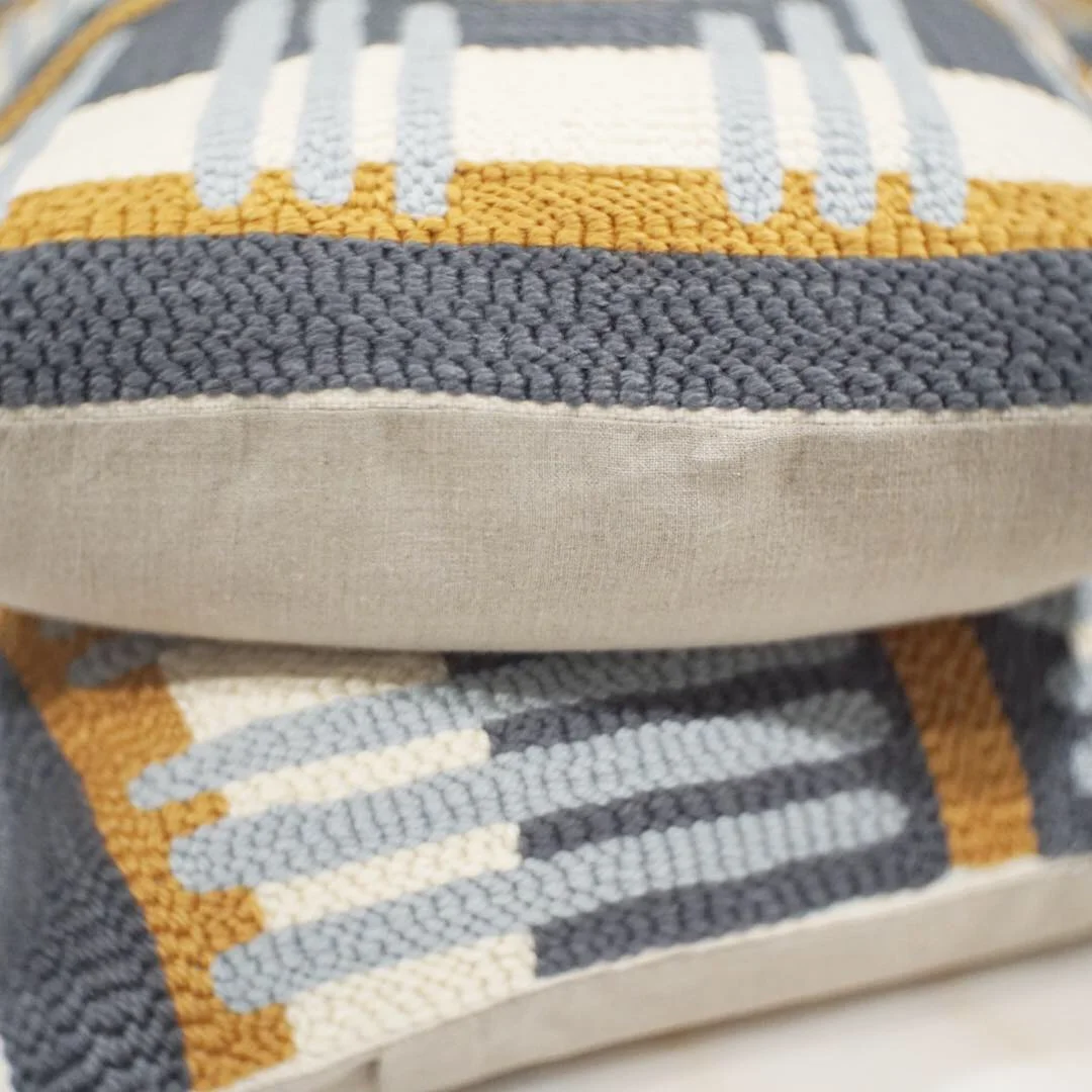 Punch Color Studio Punch Needle Pillows